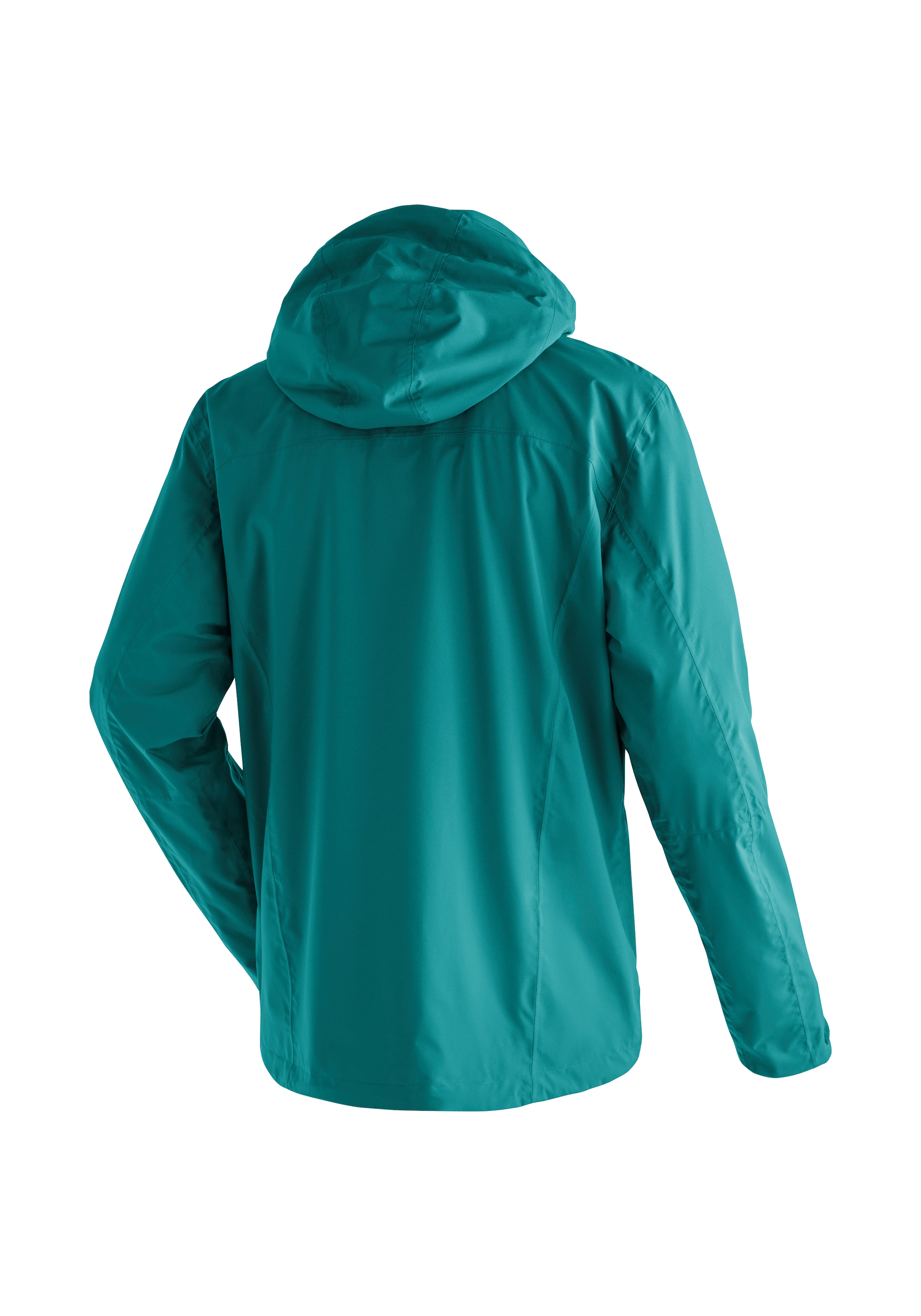 Maier Sports Outdoorjacke »Metor rec M«, Herren Regenjacke wasserdicht mit Kapuze, 2 Taschen außen, Innentasche