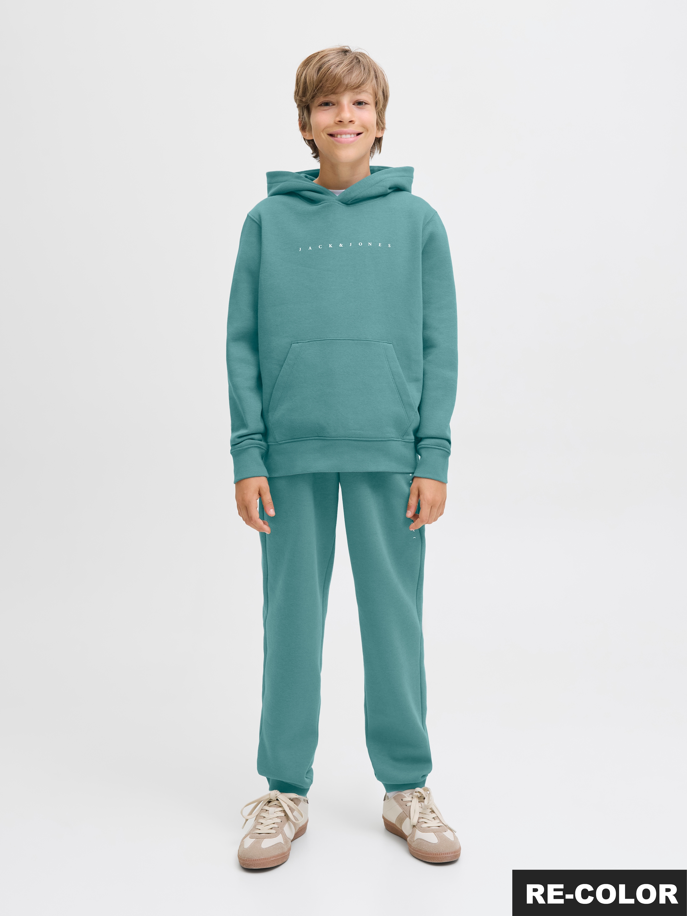 Jack & Jones Junior Kapuzensweatshirt »JJESTAR JJ SWEAT HOOD NOOS JNR«, Baumwollmischung, relaxed fit
