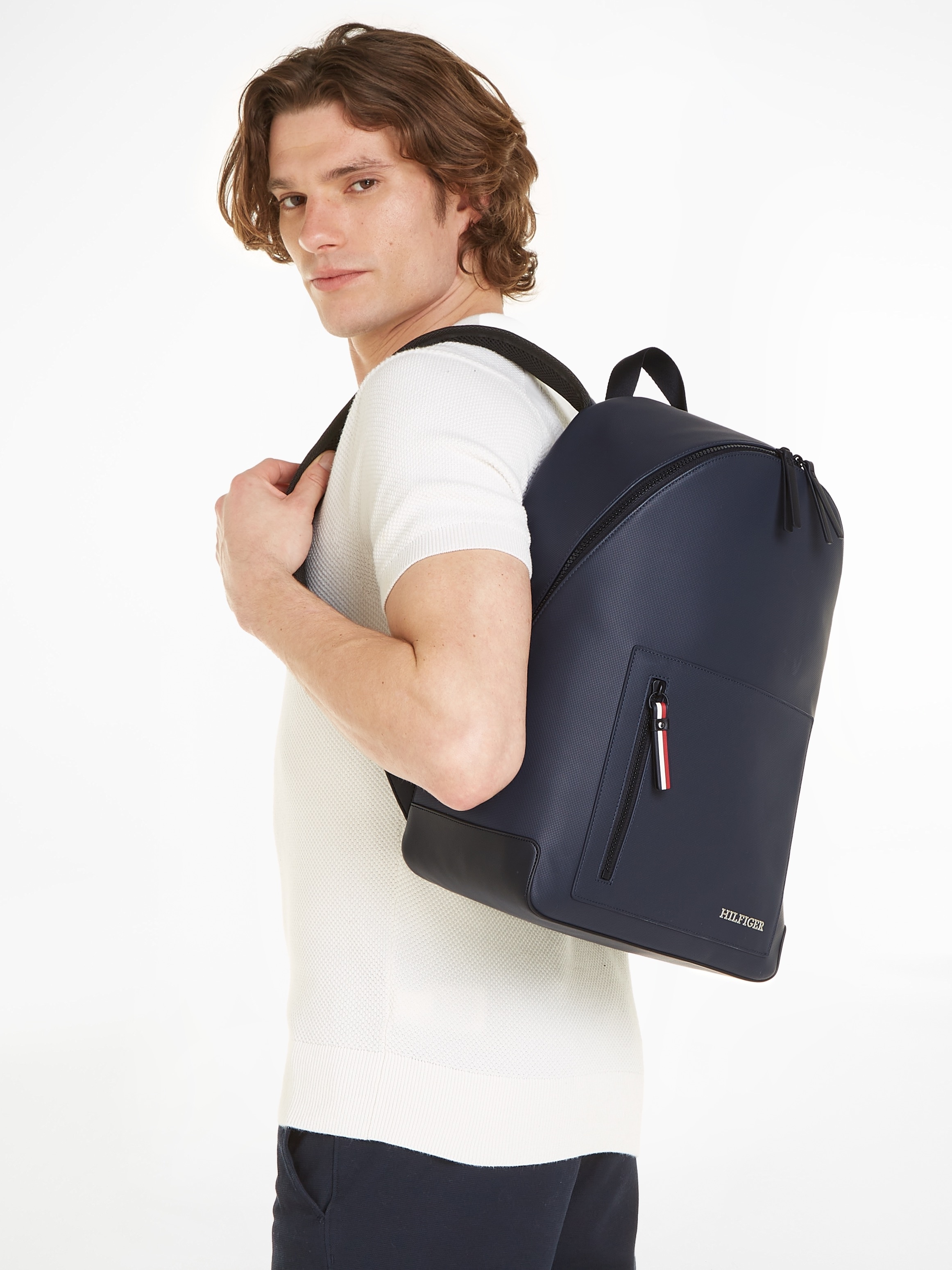 Tommy Hilfiger Cityrucksack »TH PIQUE BACKPACK«, im dezenten Design