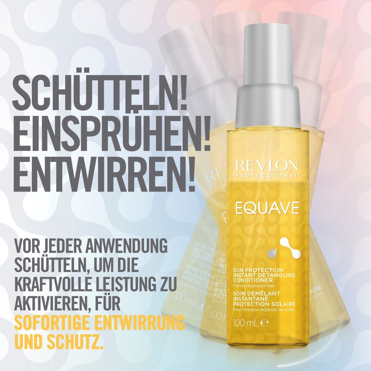 REVLON PROFESSIONAL Haarspülung »Leave-in Pflege Equave Sun Protection Instant Detangling Conditioner«, Alle Haartypen 100 ml