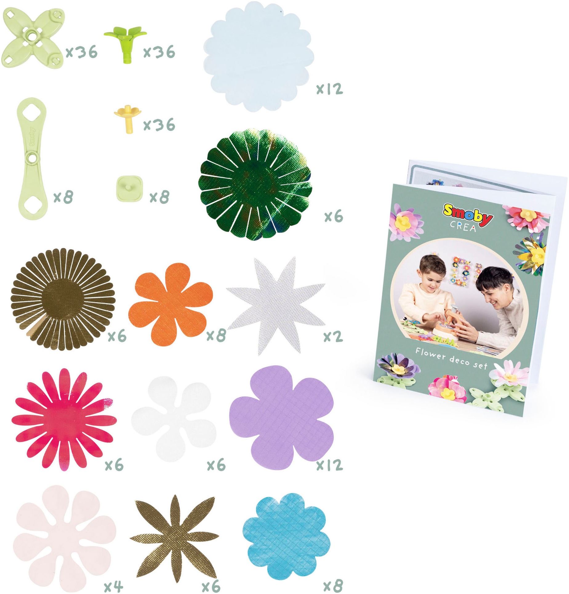Smoby Kreativset »Crea Flower Deko Set«, Made in Europe
