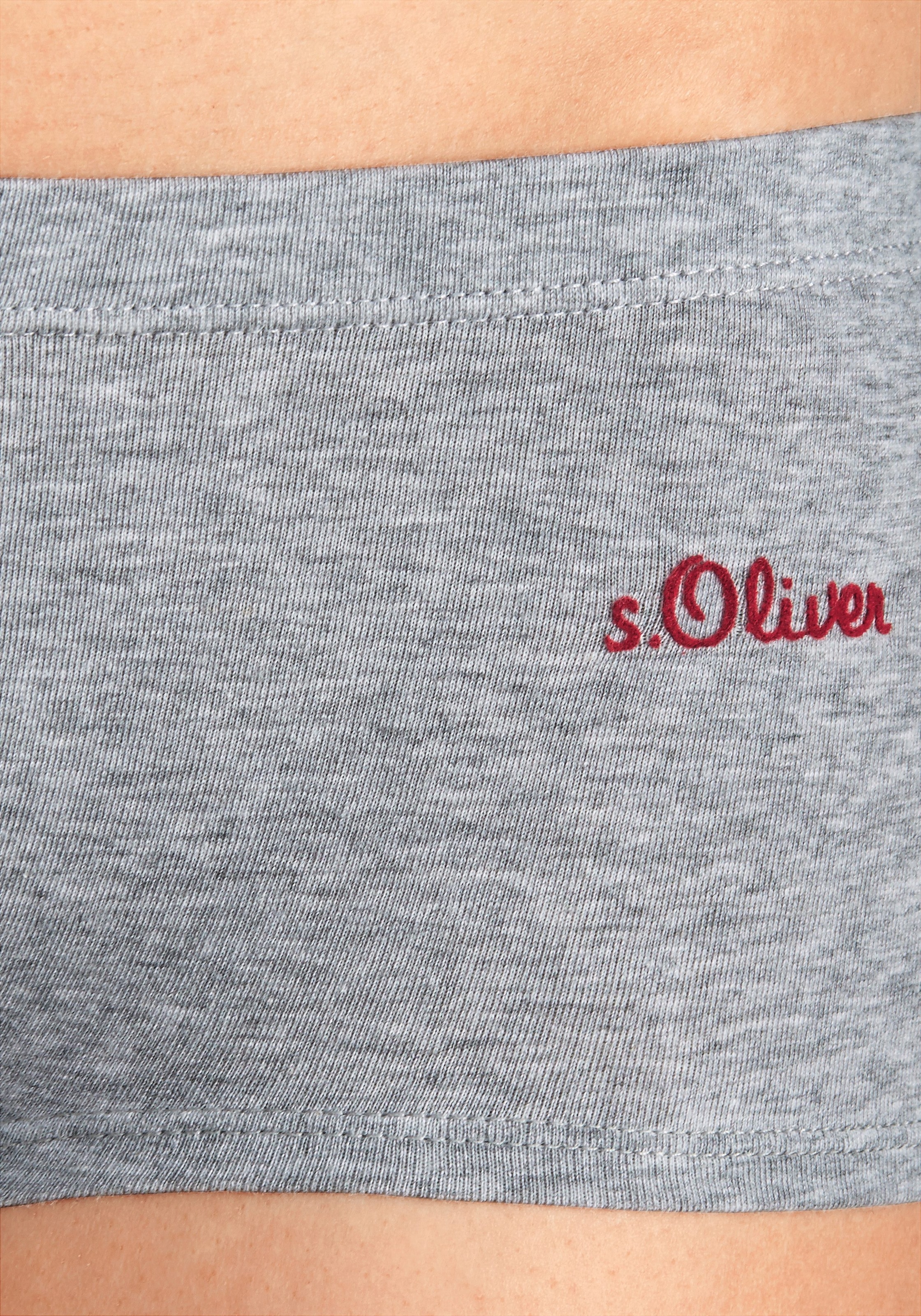 elastischer 3 Hipster, OTTO Baumwoll-Qualität St.), (Packung, bei kaufen s.Oliver aus