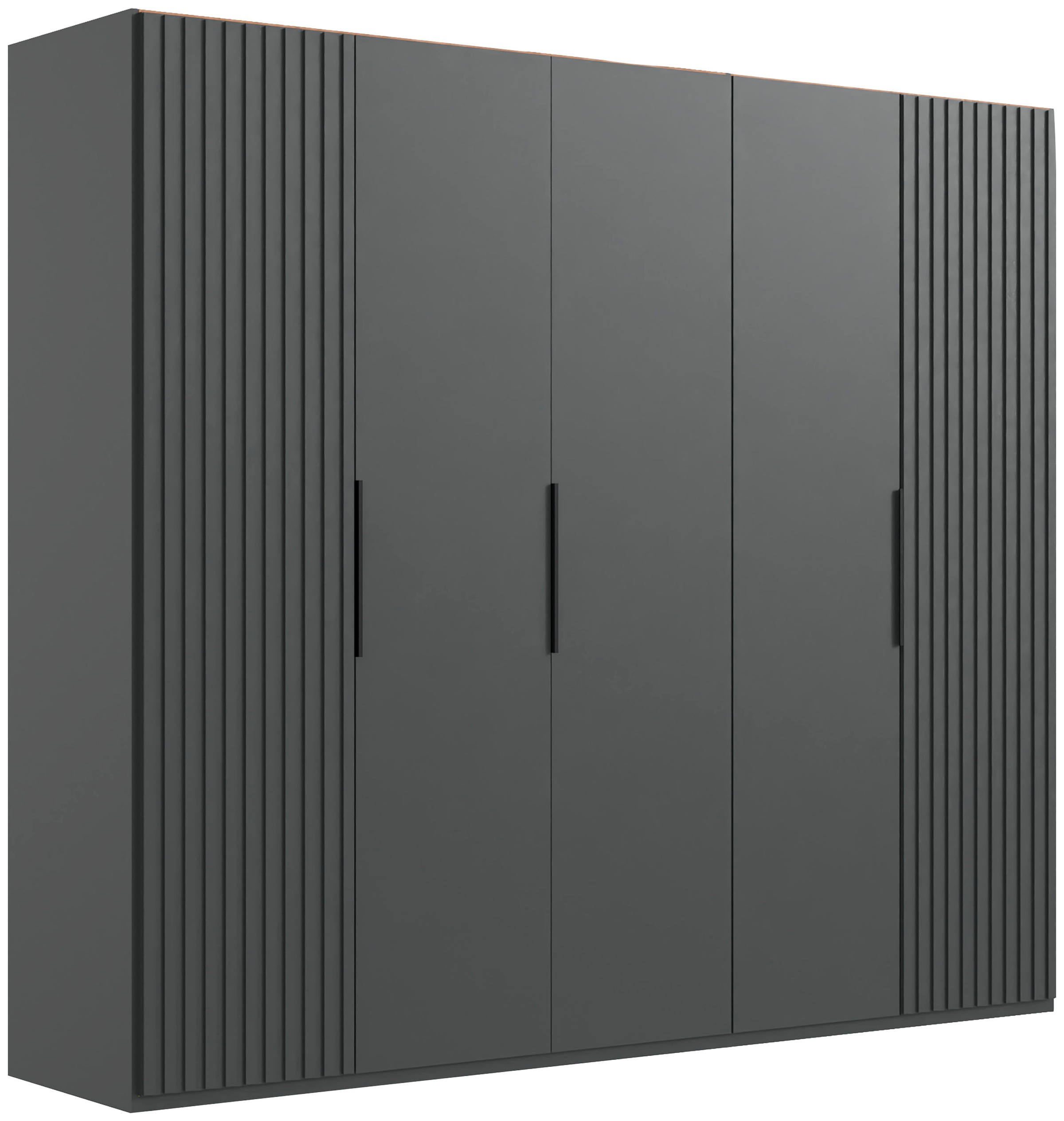 Wimex Drehtürenschrank »Andorra by fresh to go«, Mit 3D-Leisten für Akustikpaneel-Optik