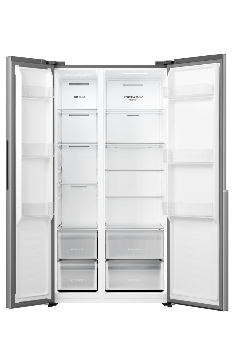 GORENJE Side-by-Side »NRS917E41X« 178,6 cm hoch 91,1 cm breit MultiAirFlow-System