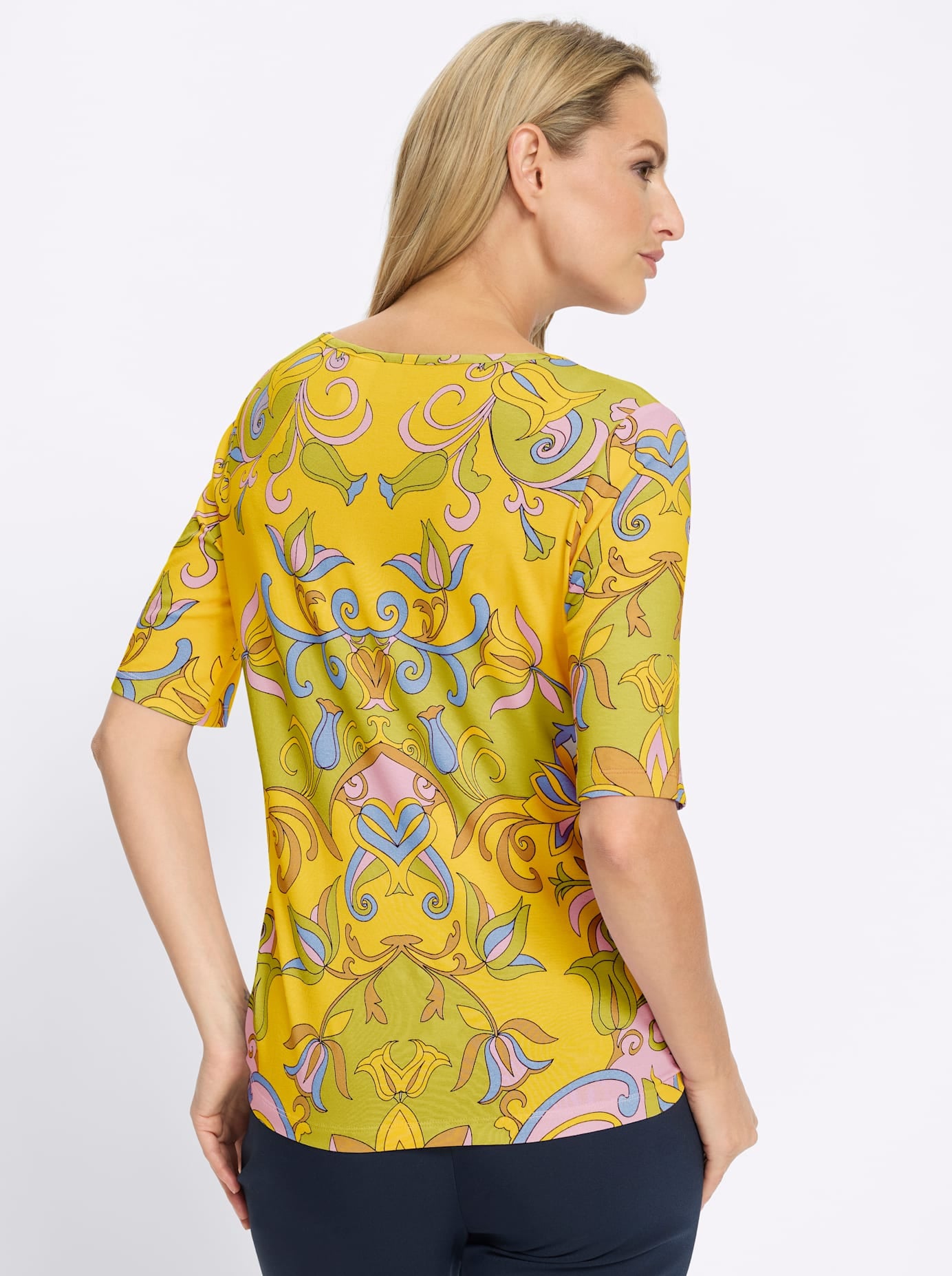 heine Rundhalsshirt »Druck-Shirt« 1 tlg.