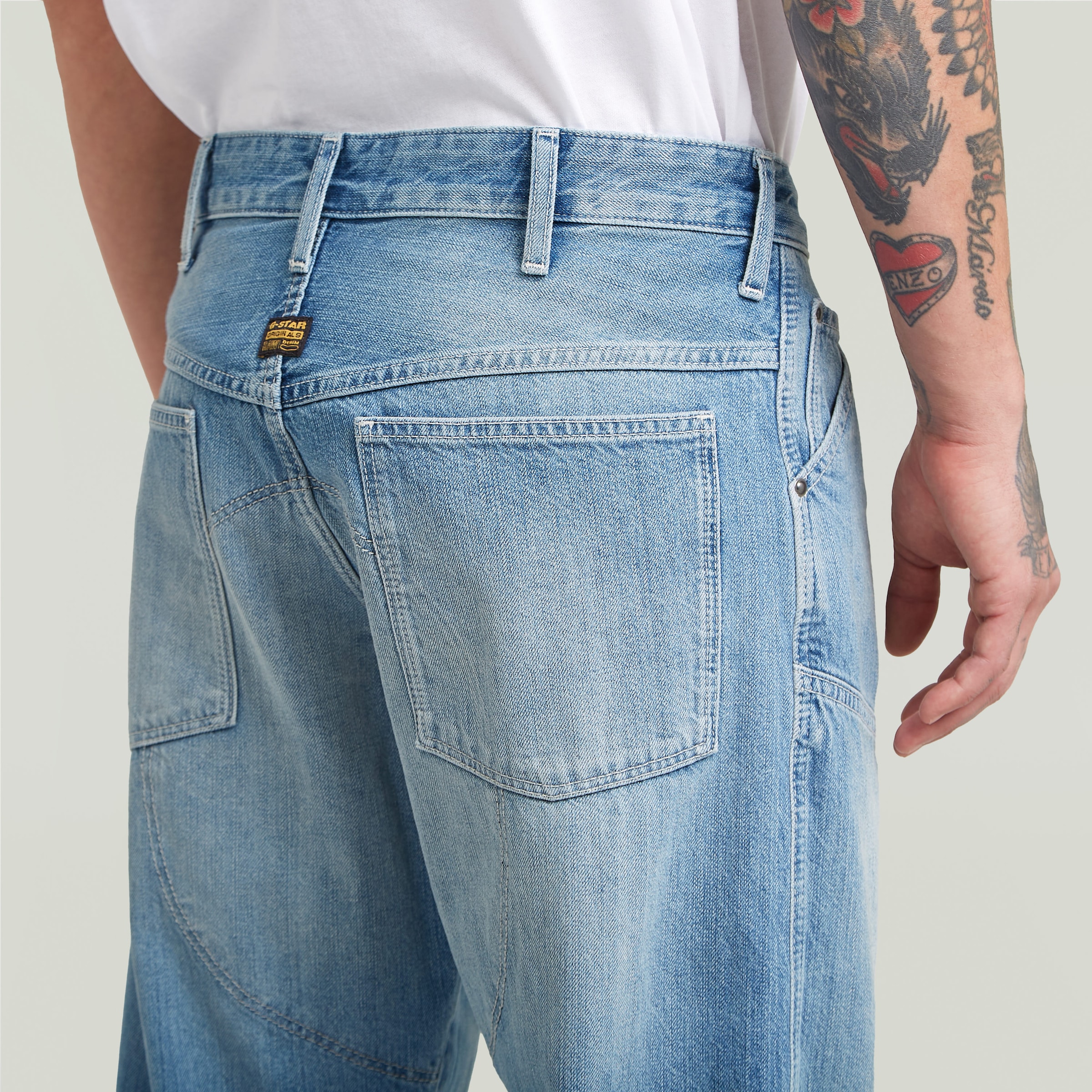 G-STAR Regular-fit-Jeans »5620 3D Regular«, mit Knie-Patches