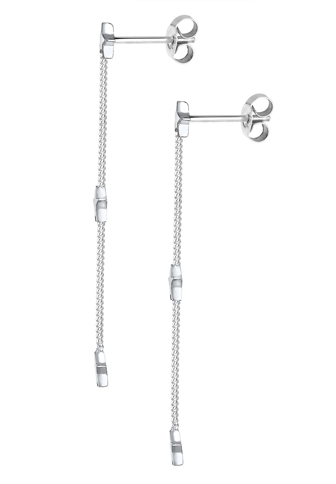 Elli Paar Ohrhänger »Ohrringe Ohrhänger lang Stern 925 Sterling Silber«