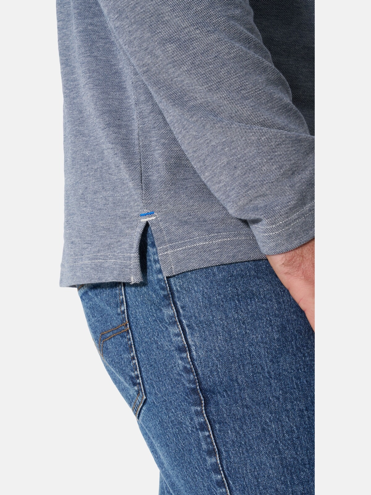 Jan Vanderstorm Langarm-Poloshirt »Doppelpack Langarm-Poloshirt STEY«