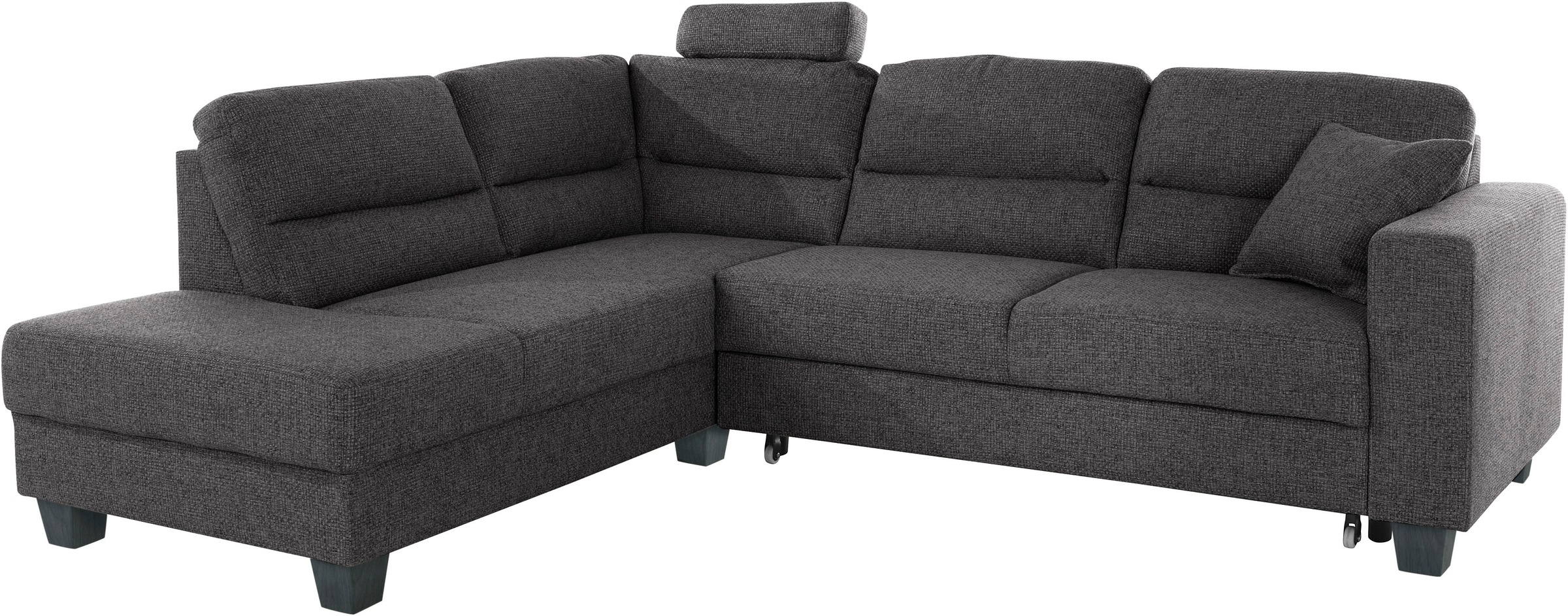 TRENDMANUFAKTUR Ecksofa »Chamber, L-Form«, inklusive einer Kopfstütze, wahlweise mit Schlaffunktion