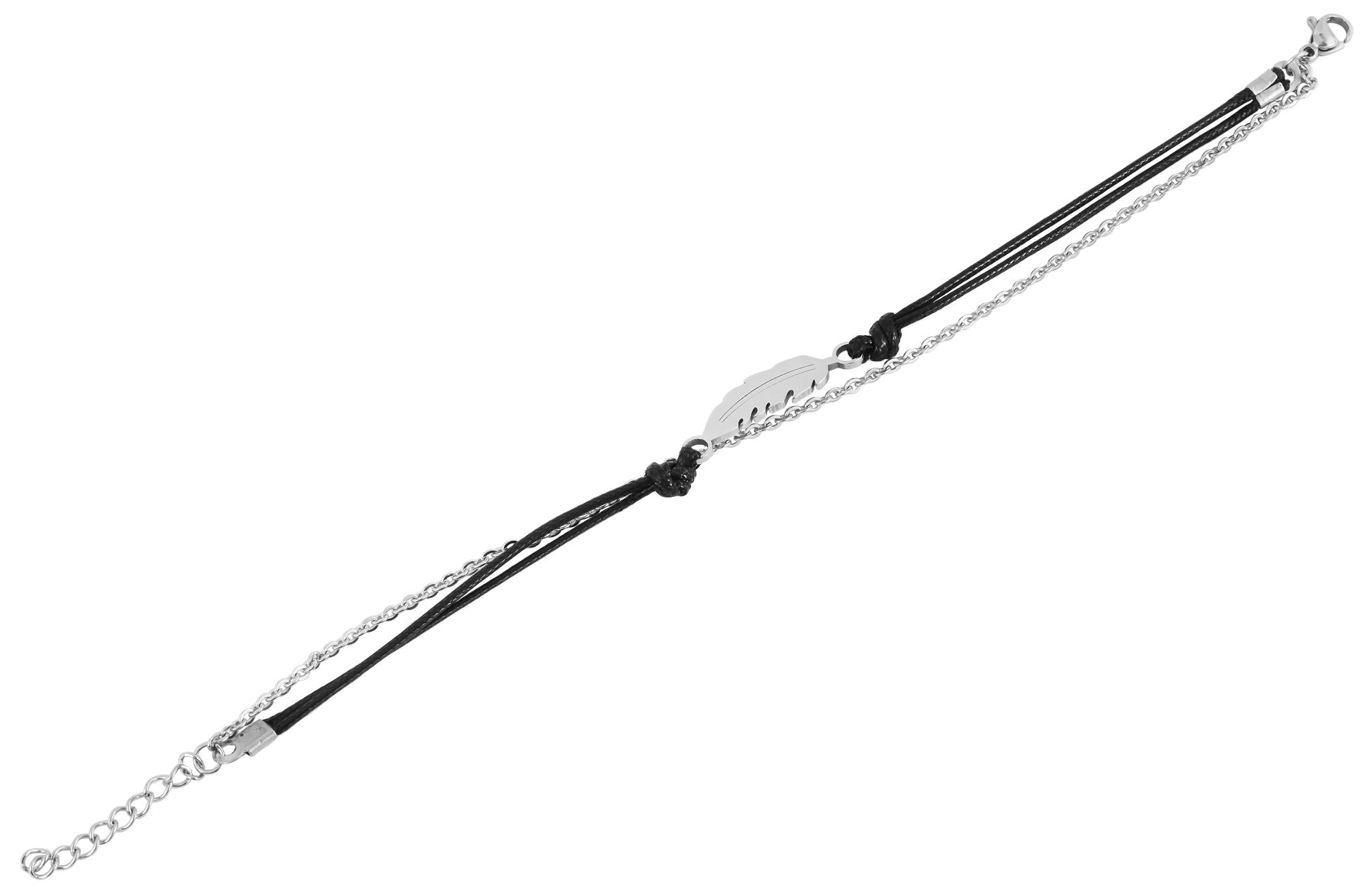 Adelia´s Armband »Damen Armband ¿ Textilarmband aus Edelstahl 20 cm«