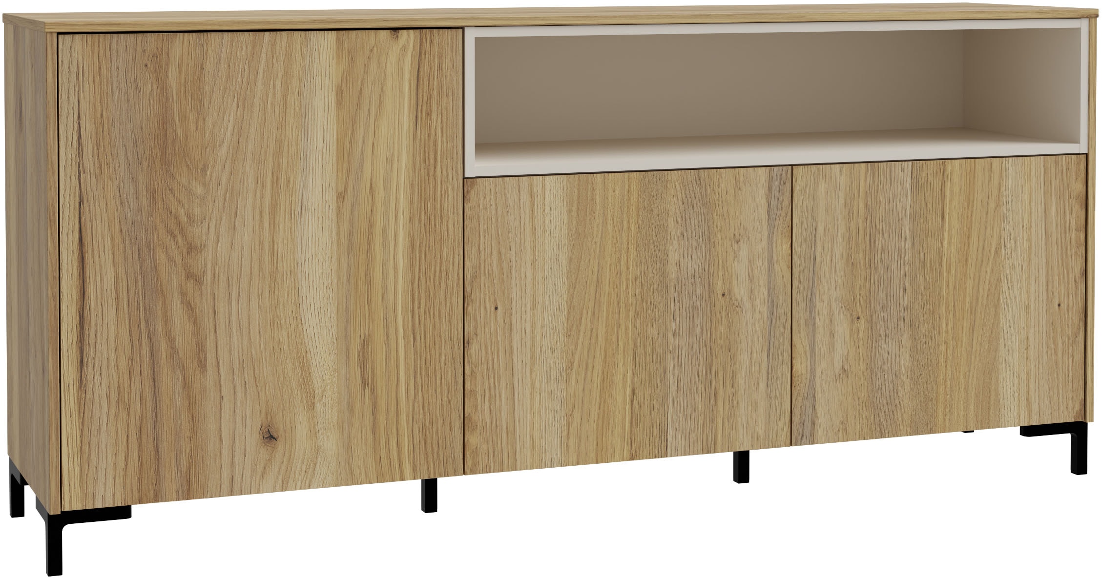 FORTE Sideboard »Galactique«, Sideboard, Grifflos, Push To Open, Stauraum