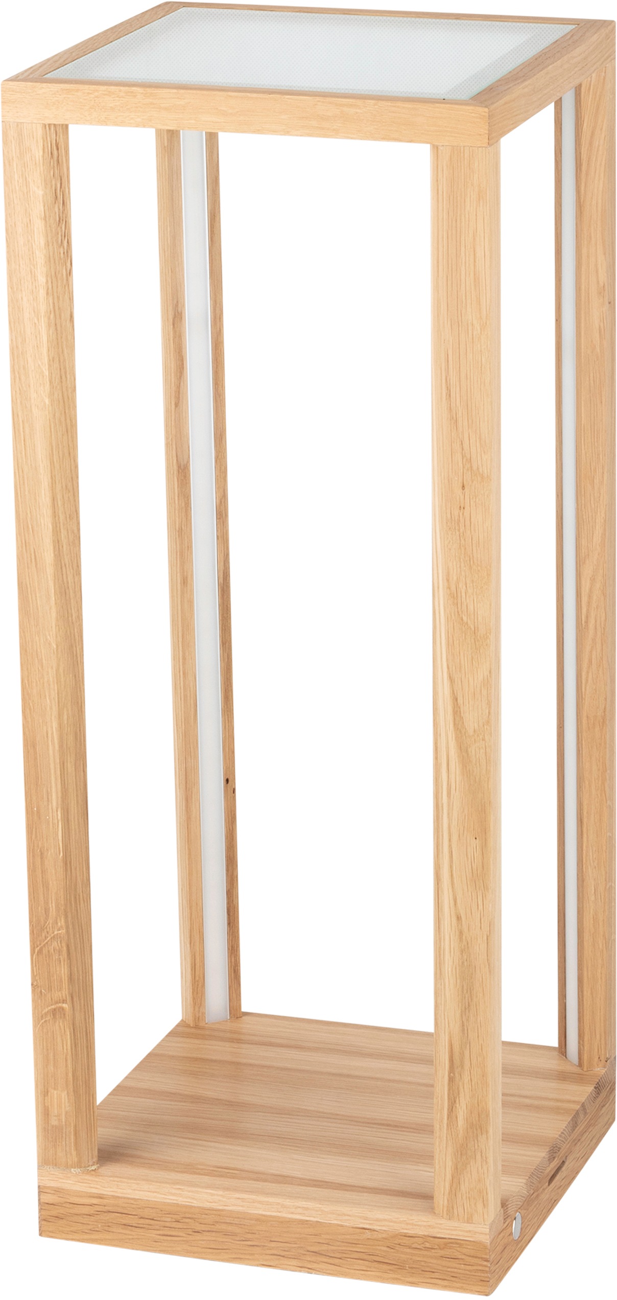 Spot Light LED Stehlampe »TAVOLI GLASS« LED-Modul Warmweiß LED Beistelltisch in weiß, Größe Höhe: 61,5 cm