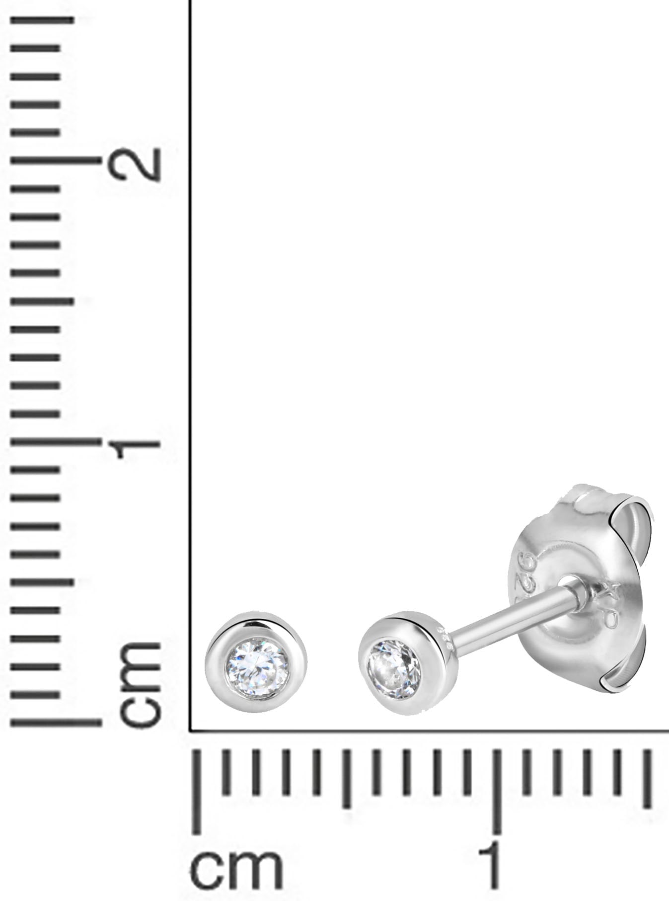Firetti Paar Ohrstecker »Schmuck Geschenk Silber 925 Ohrschmuck«, mit Zirkonia (synth.)
