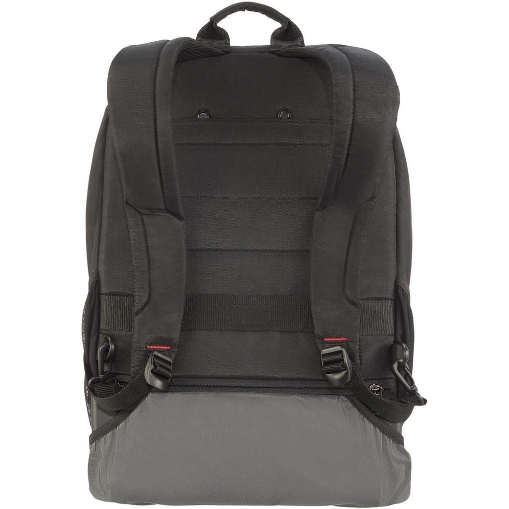 Samsonite Laptoprucksack »Guardit 2.0, black, mit 2 Rollen und Trolleyfunktion«