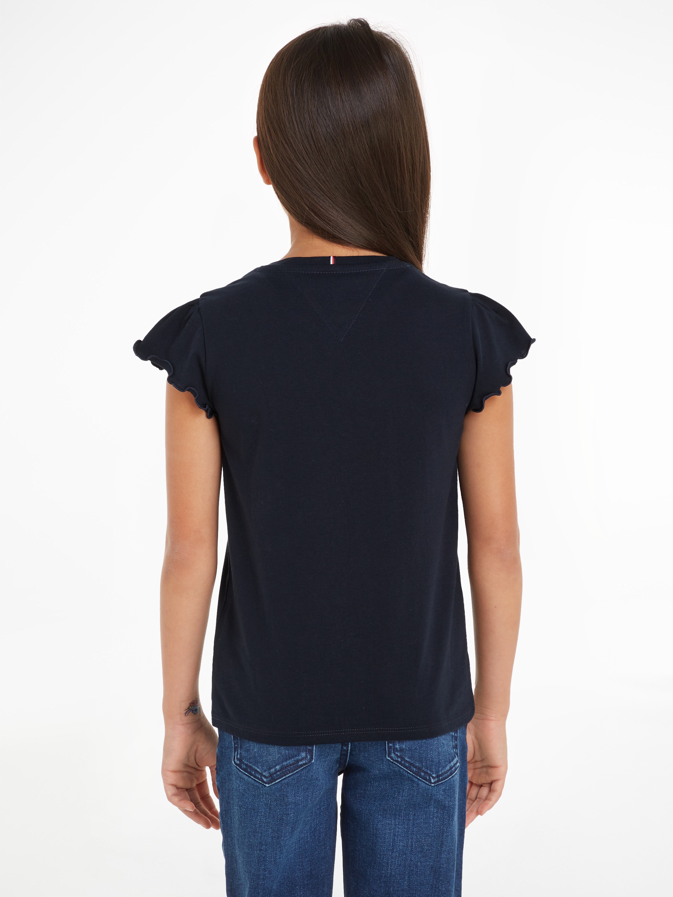 Tommy Hilfiger T-Shirt »ESSENTIAL RUFFLE SLEEVE TOP«, für Babys