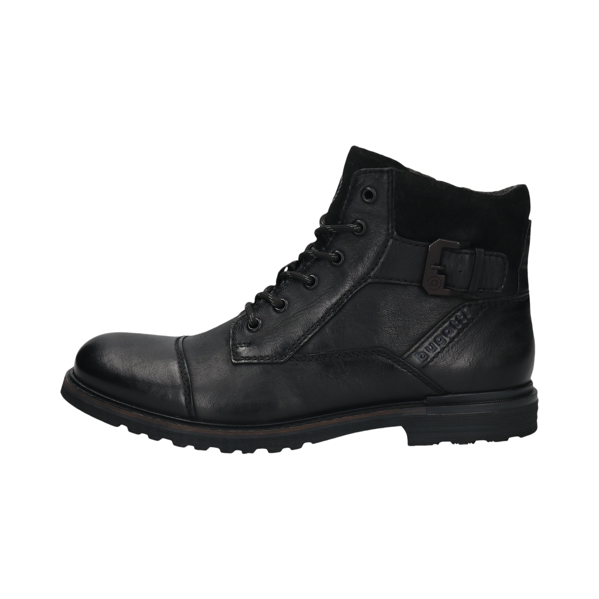 bugatti Schnürboots  Stiefel, Winterboots, Workerboots mit modischer Zierschnalle