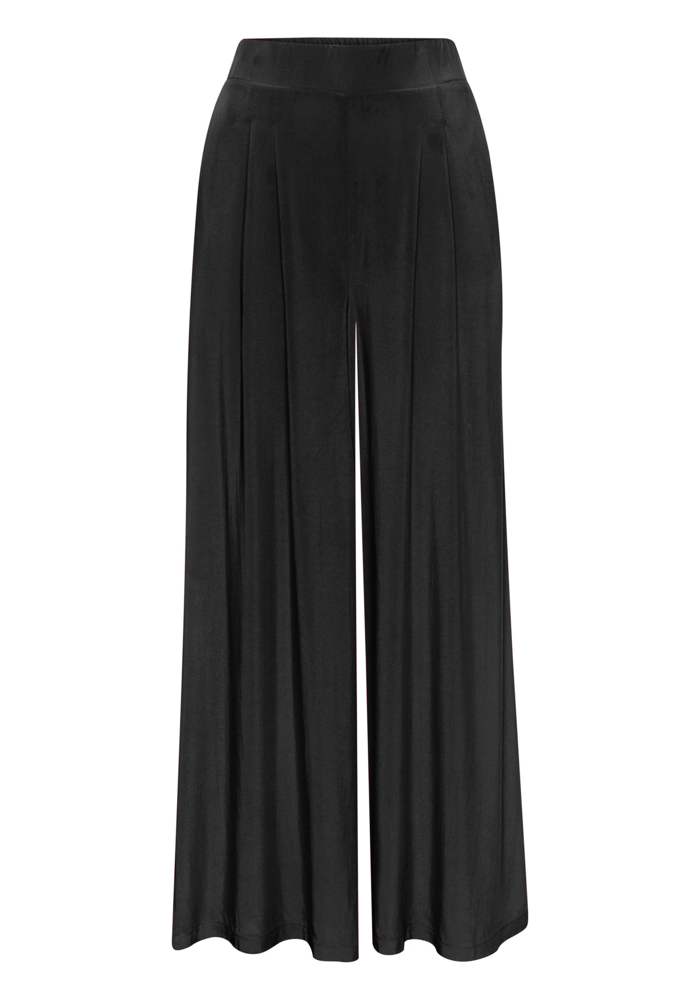 Buffalo Palazzohose, mit Seitennahttaschen, leichte Sommerhose, Wide-Leg