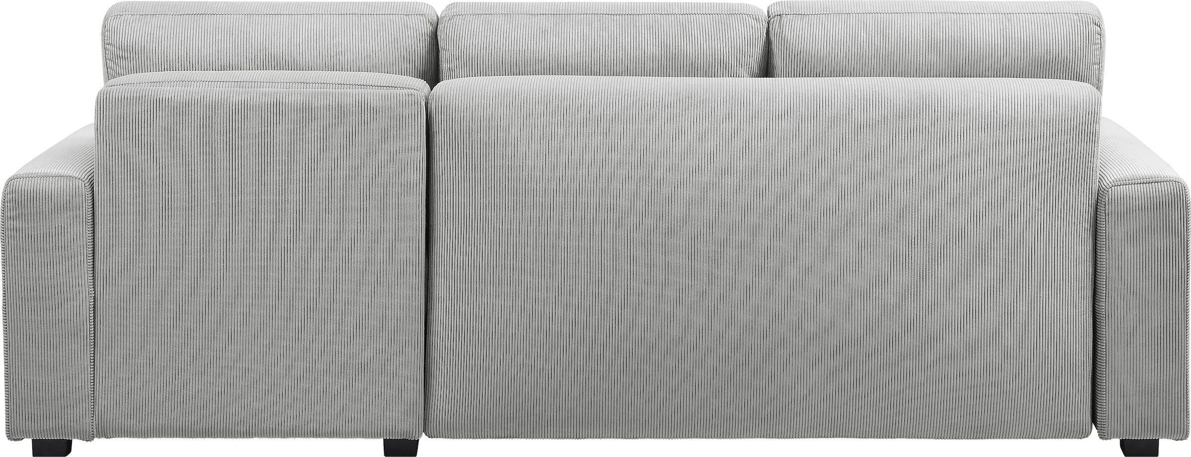 ATLANTIC home collection Ecksofa »Dublin L-Form«, Bettfunktion und Bettkasten, Recamiere links oder rechts montierbar