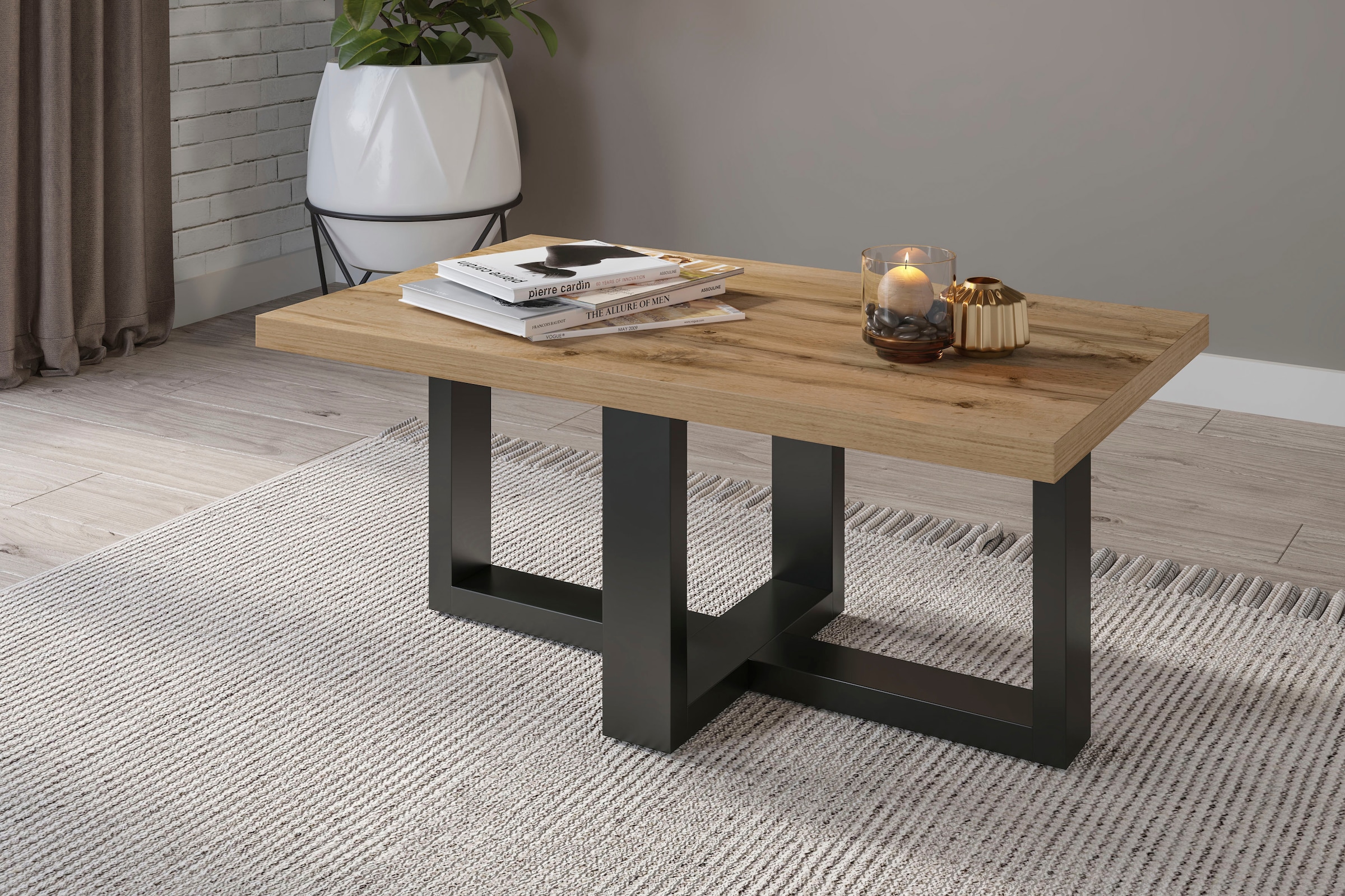 Home affaire Couchtisch »Eko«, Breite 75cm bzw. 102cm