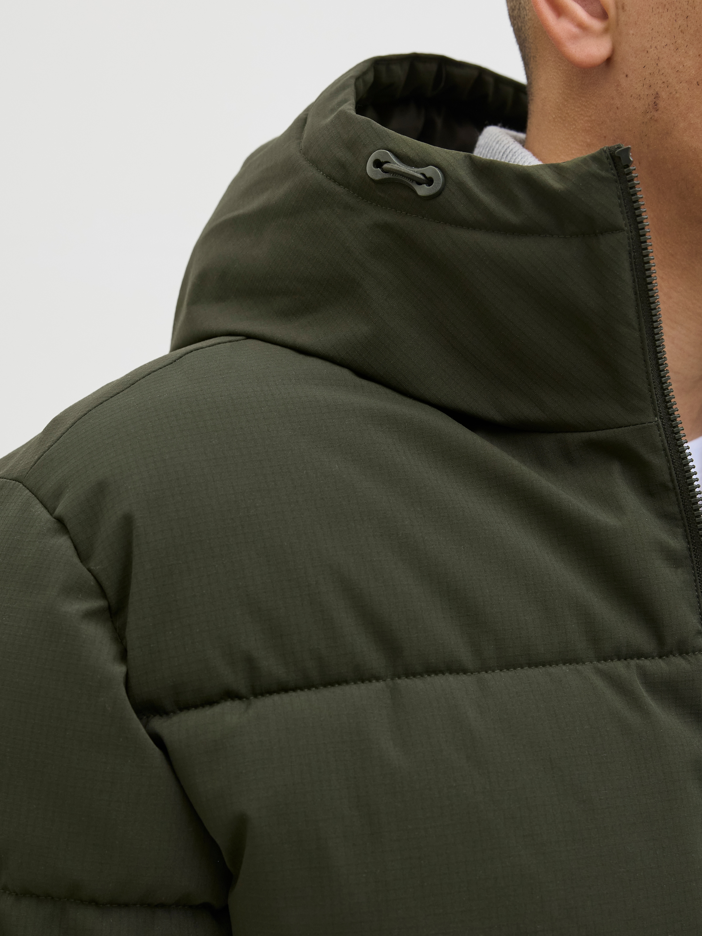 Jack & Jones Steppjacke »JJGLOBAL PUFFER JACKET« mitKapuze