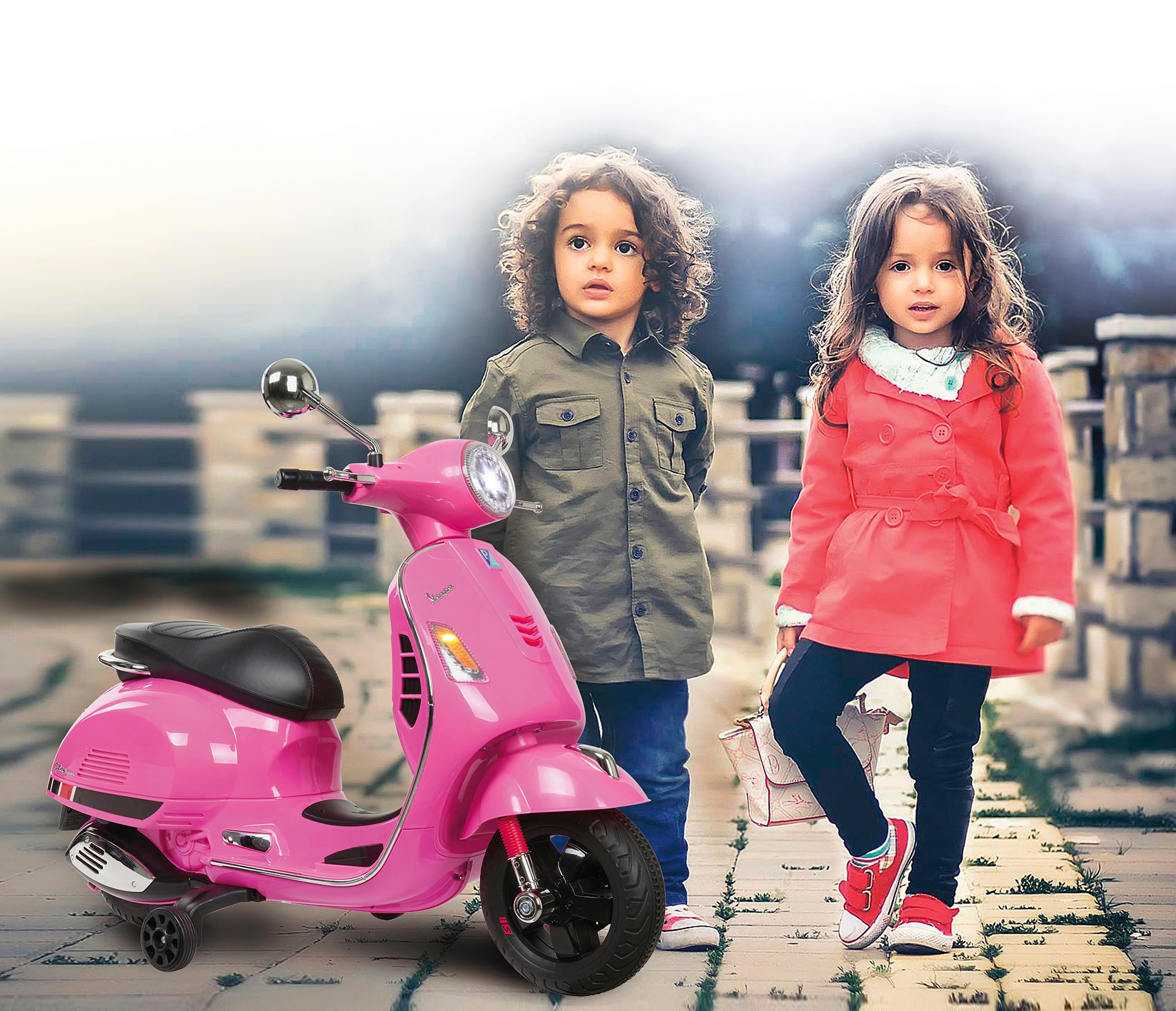 Jamara Elektro-Kinderroller »Vespa«, ab 3 Jahren, bis 30 kg