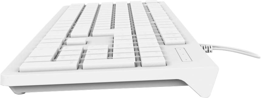 Hama PC-Tastatur »Basic-Tastatur "KC-200", Weiß Tastatur, kabelgebunden«