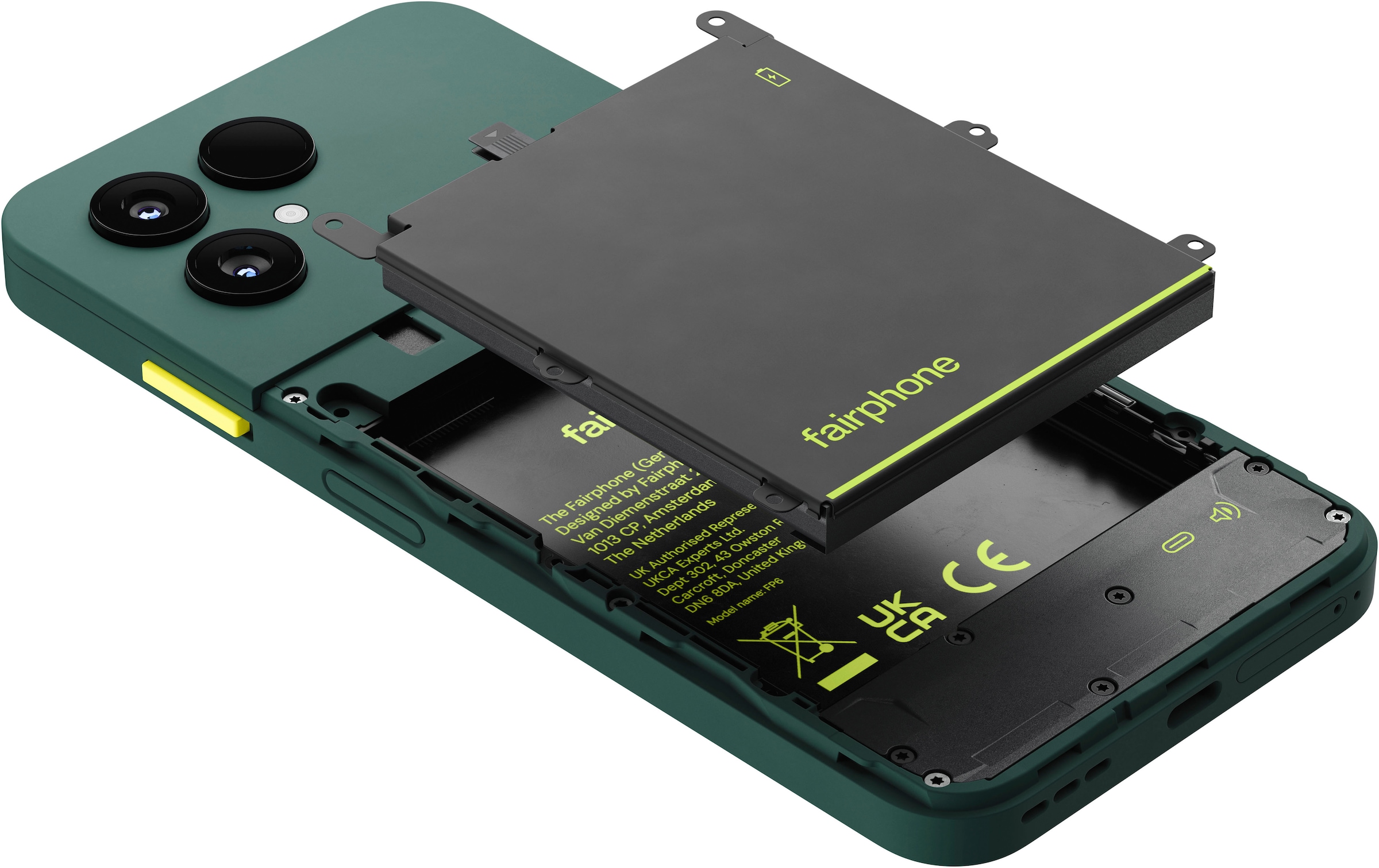 Fairphone Smartphone »Das Fairphone ( Gen. 6 )« Forest Green