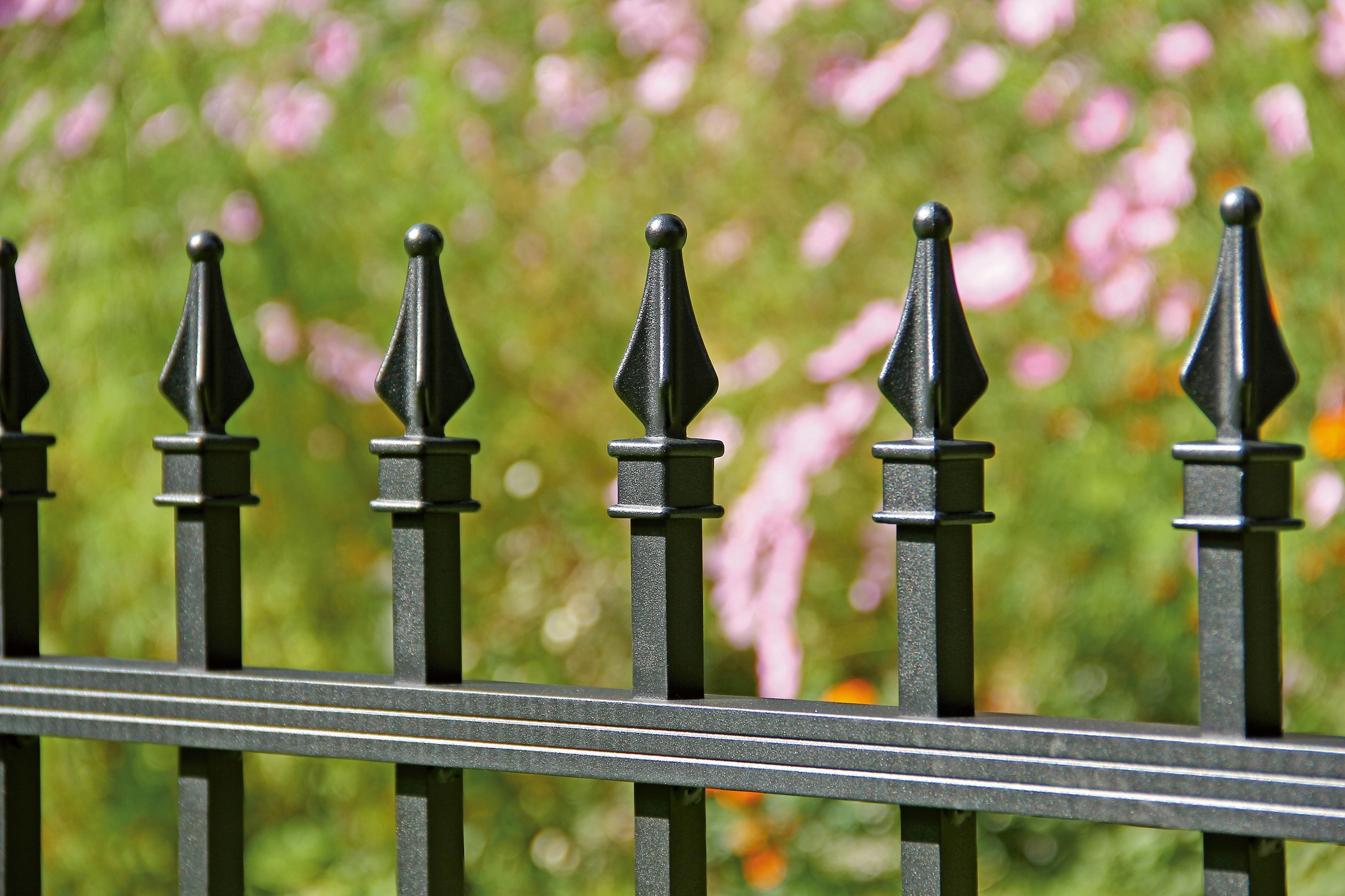 Alberts Metallzaun »Chaussee« Höhe: 100 und 120 cm, Gesamtlänge: 10 m, zum Aufschrauben