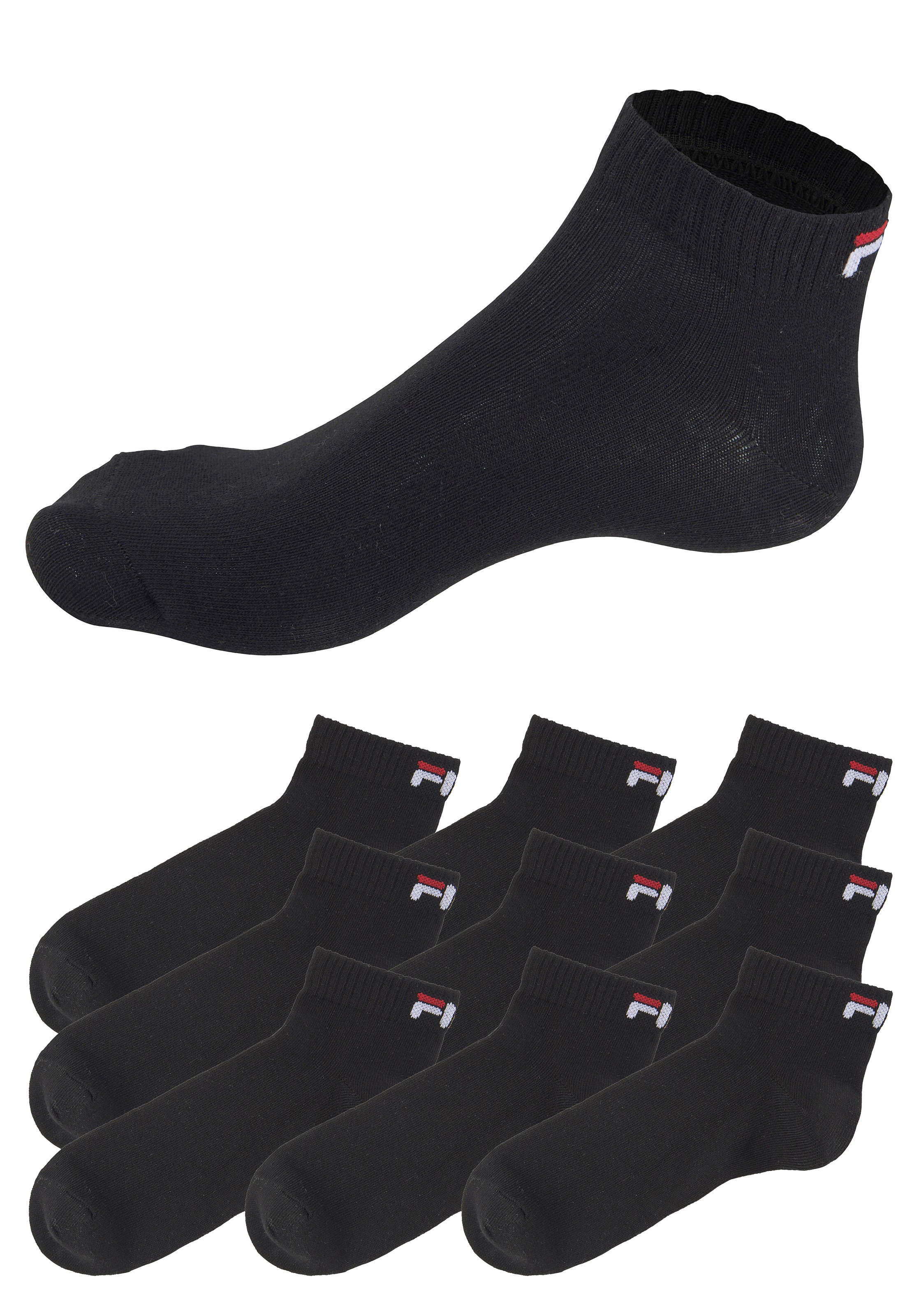 Fila Kurzsocken, (9er Pack), mit klassischem Logo