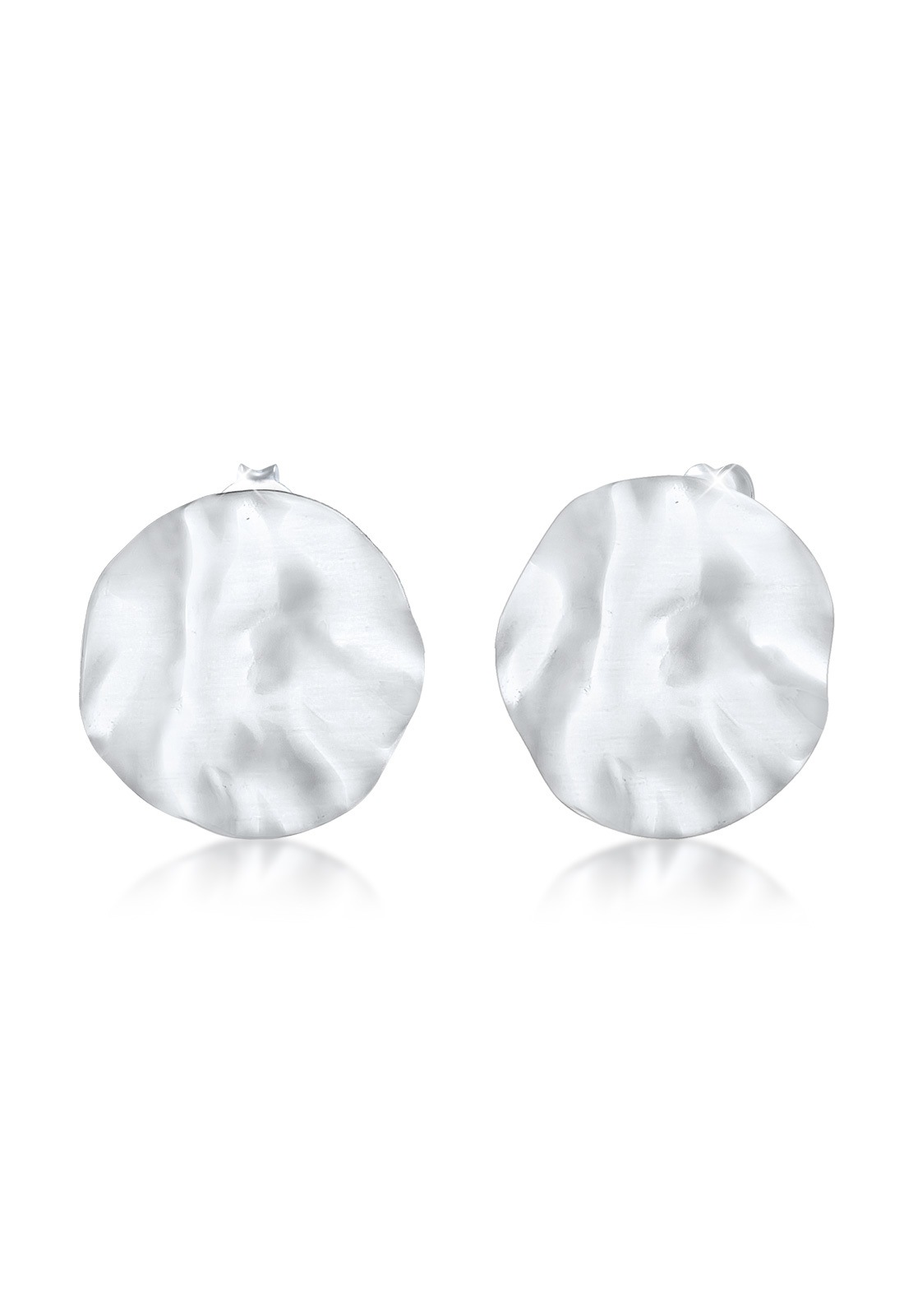 Elli Paar Ohrstecker »Stecker Organic Design Blogger Matt 925er Silber«
