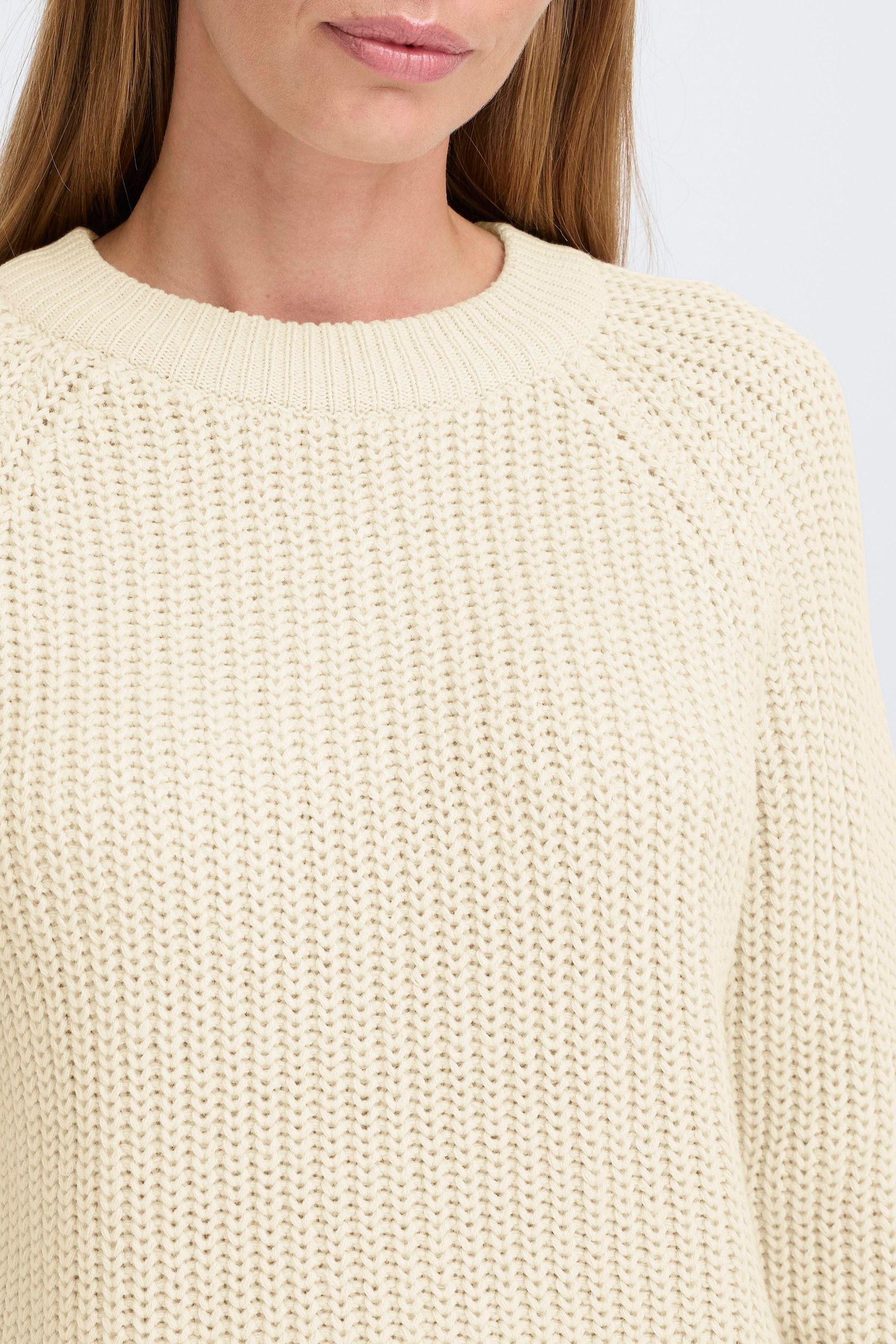 OXMO Strickfleece-Pullover »Strickpullover OXFKANNA«