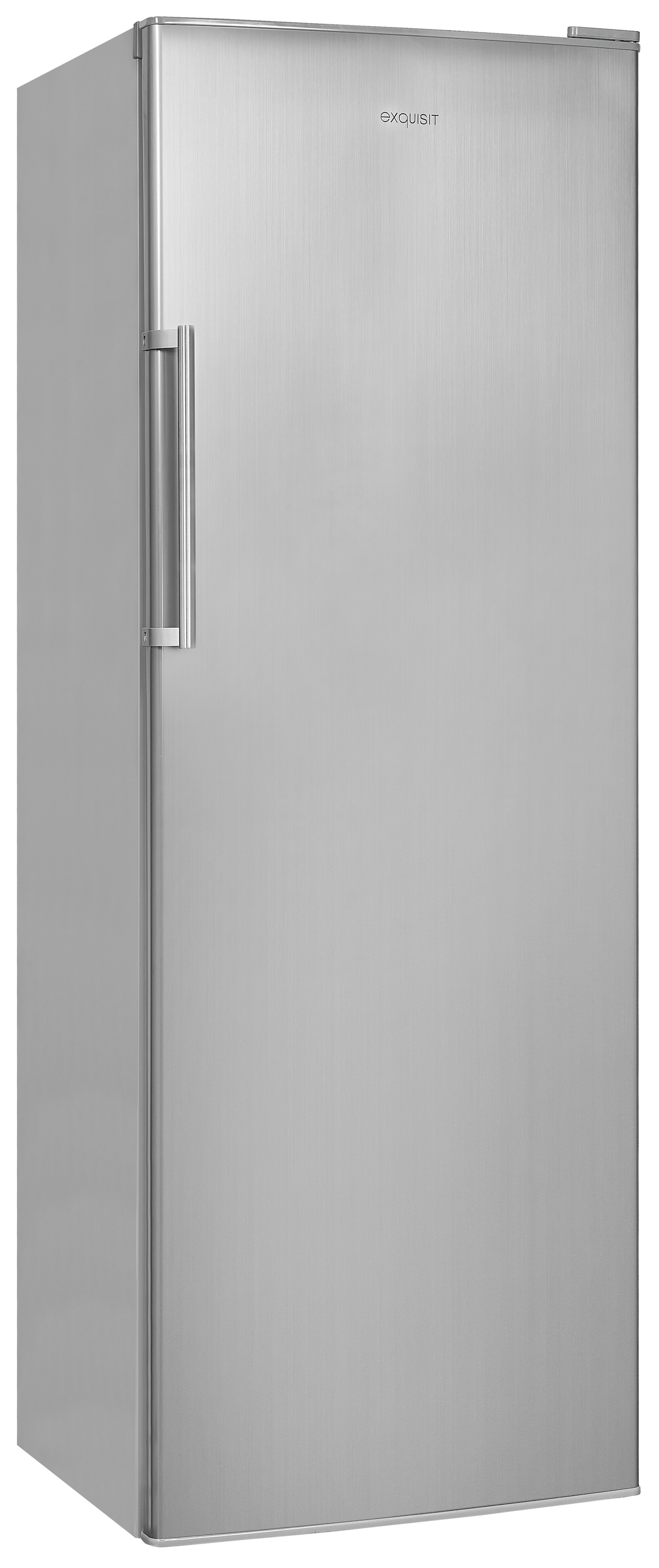 exquisit Kühlschrank »KS350-V-H-040E inoxlook«, 331 L Volumen