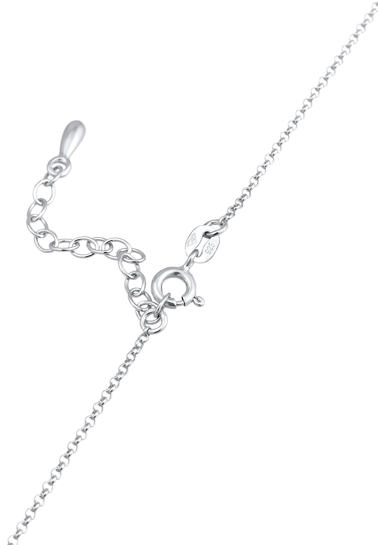 Elli Choker »Halskette Choker Zirkonia Solitär Basic 925 Sterling Silber«