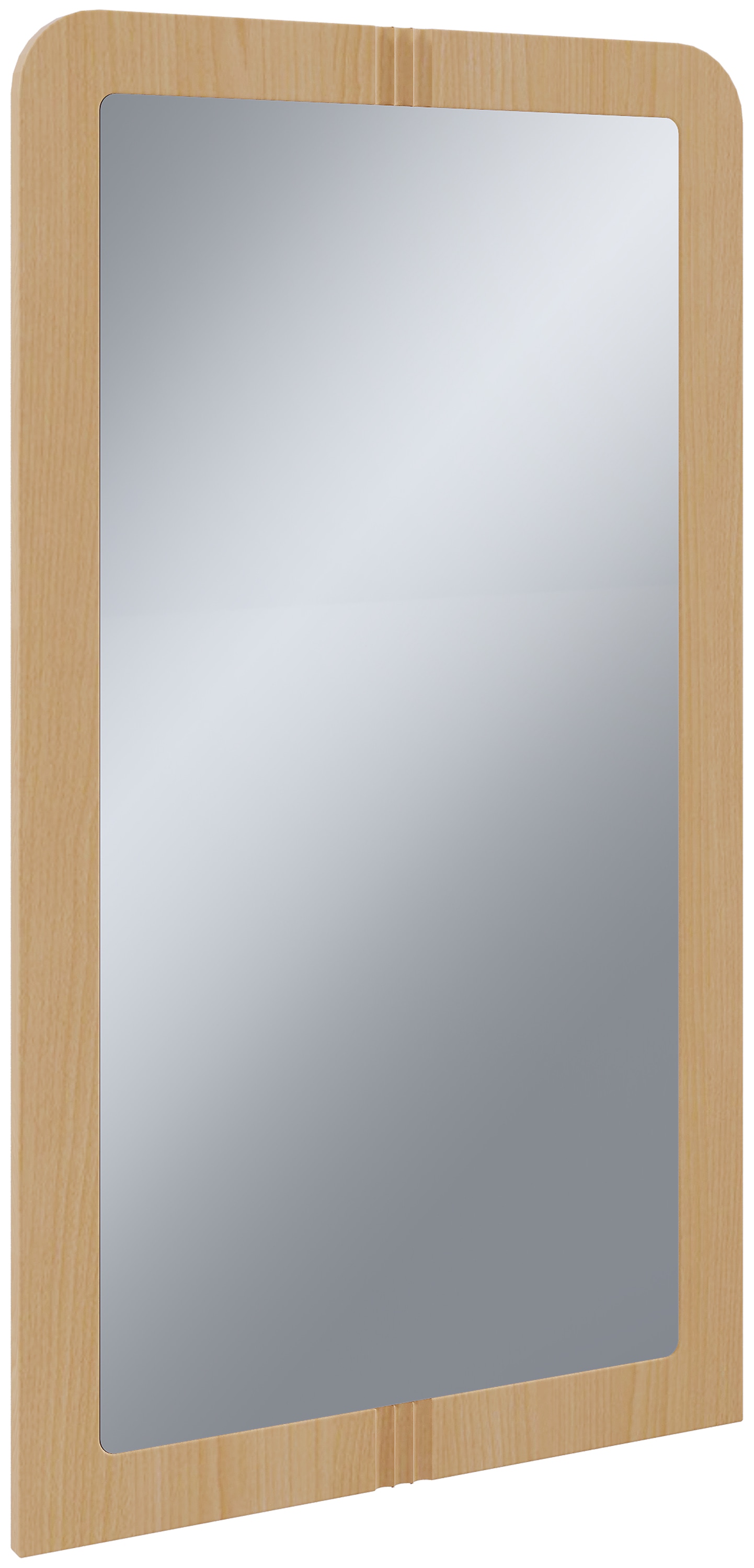 VCM Garderobe »VCM Holz Wandspiegel | für Badezimmer oder Flur geeignet | Maße: H. 90 x B. 50 x T. 2 cm | Wandspiegel mit Ablage - Balia«, (1 St., VCM Balia)