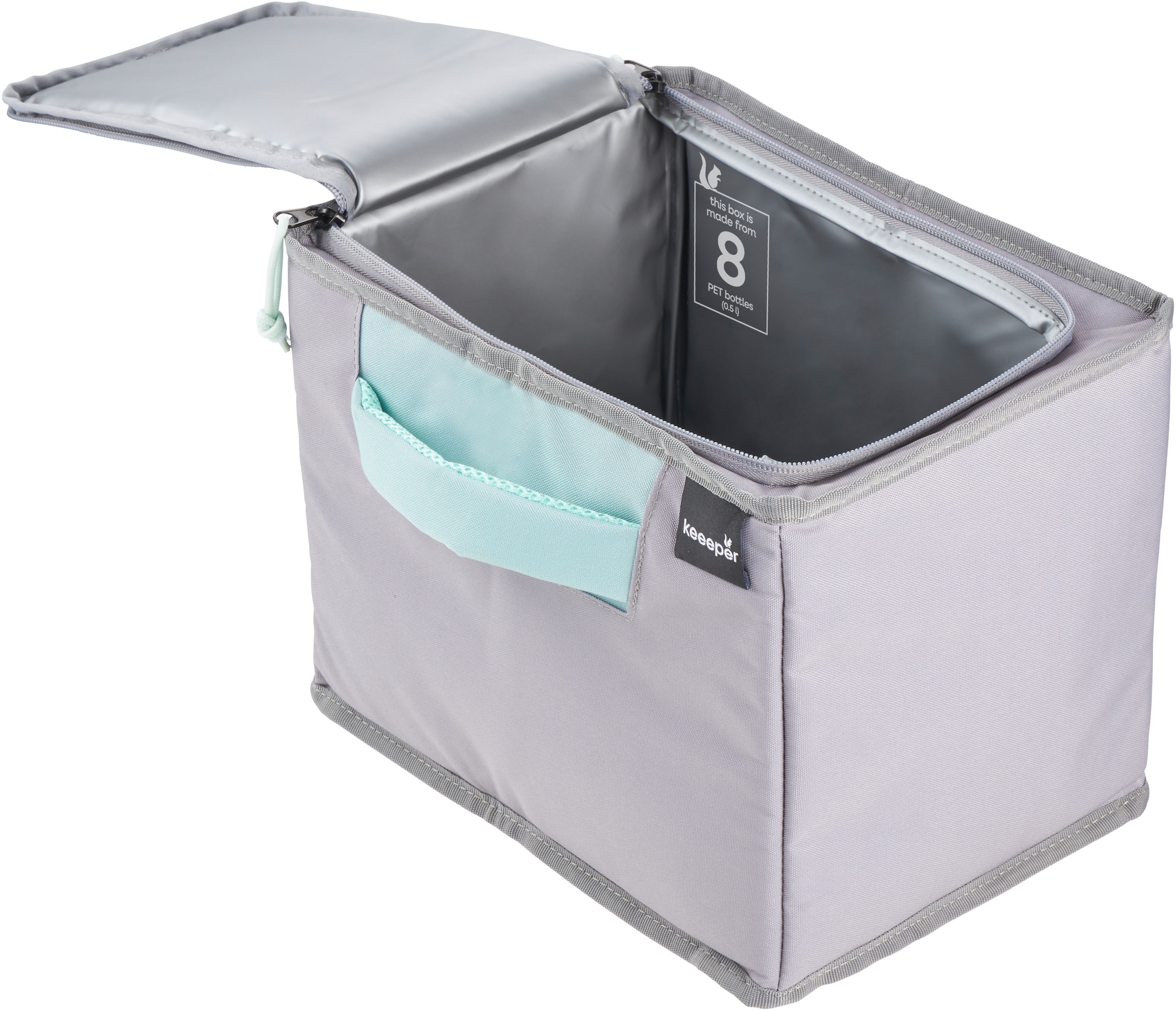 keeeper Klappbox »lea 32l und faltbarere Isoliertasche nea 13l« Soft-Touch-Griffe, zusammenklappbar, wasserabweisend