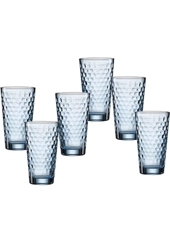 Longdrinkglas »Favo, 6-teilig«, (Set, 6 tlg.)