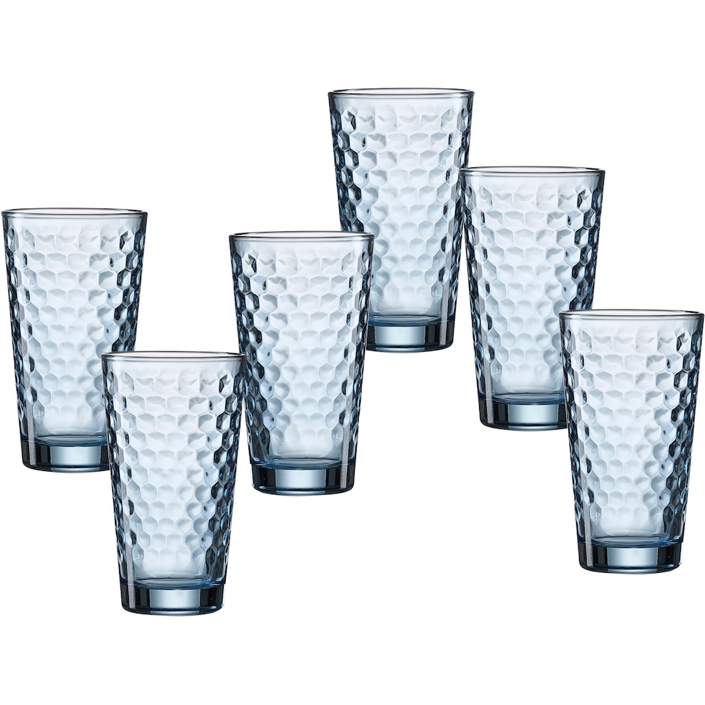 Ritzenhoff & Breker Longdrinkglas »Favo, 6-teilig«, (Set, 6 tlg.)