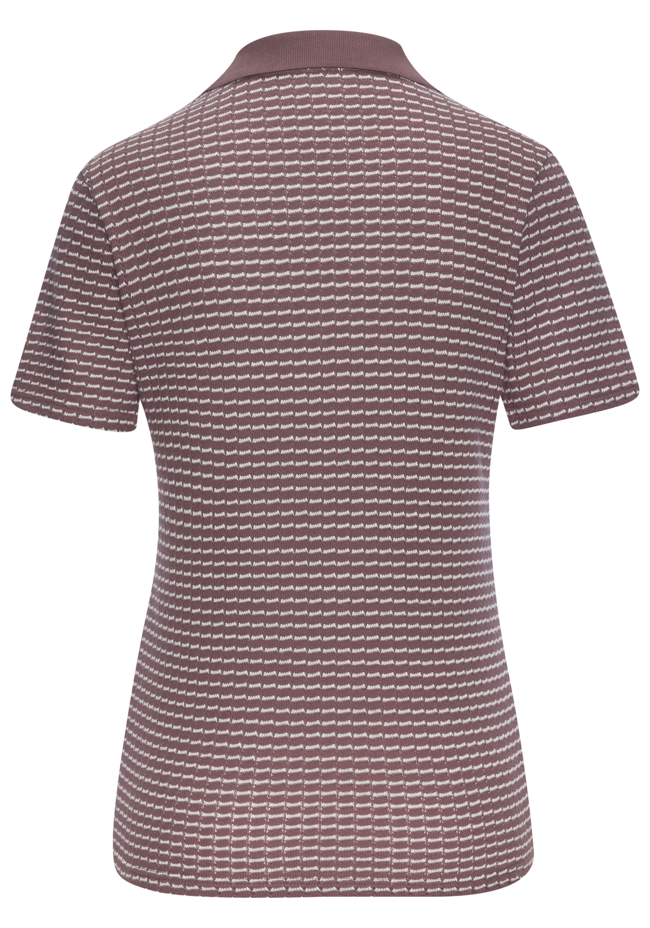 Vivance Poloshirt »aus strukturierter Strickqualität« schöne Strick-Qualität