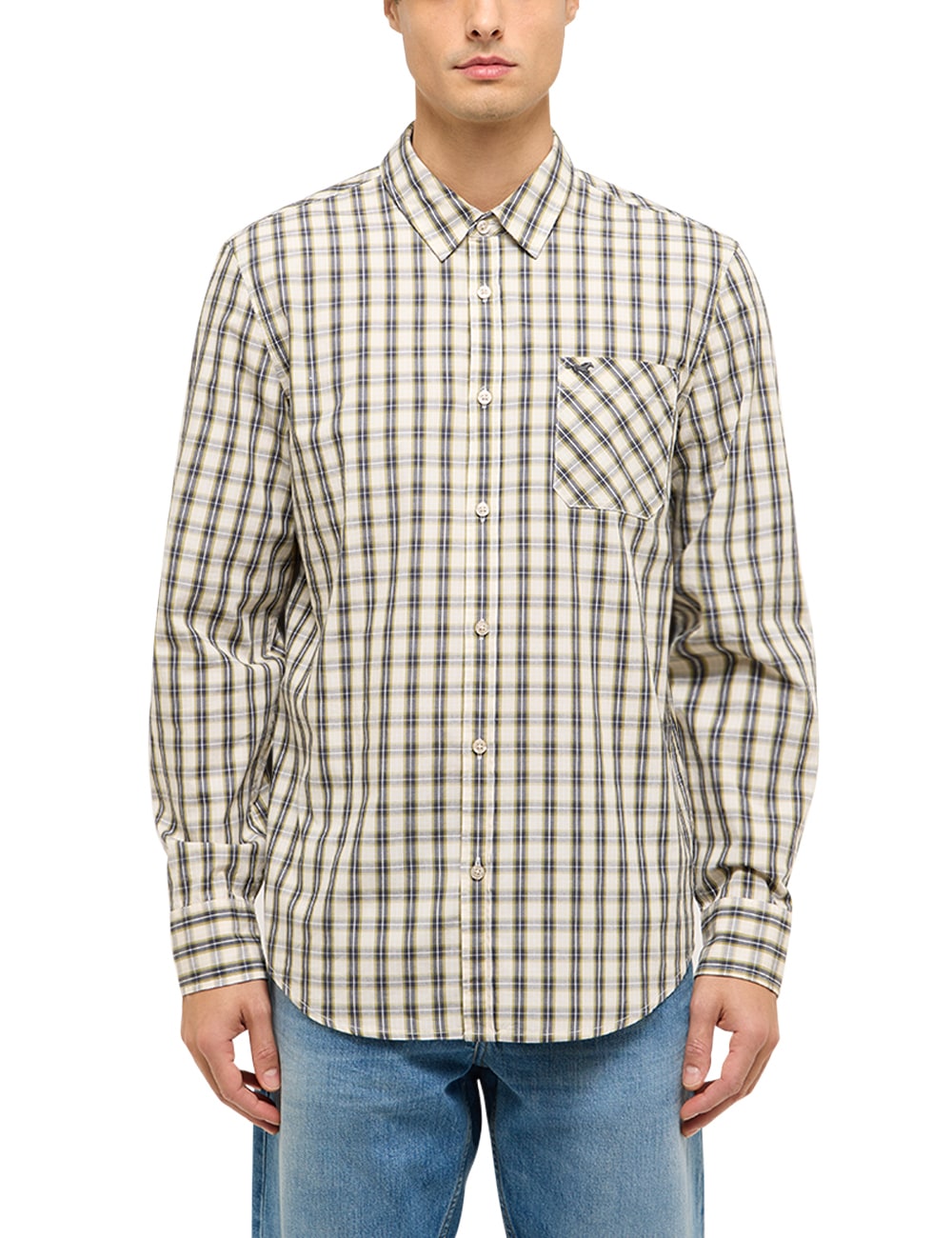 MUSTANG Langarmhemd »Herren Style Chester«