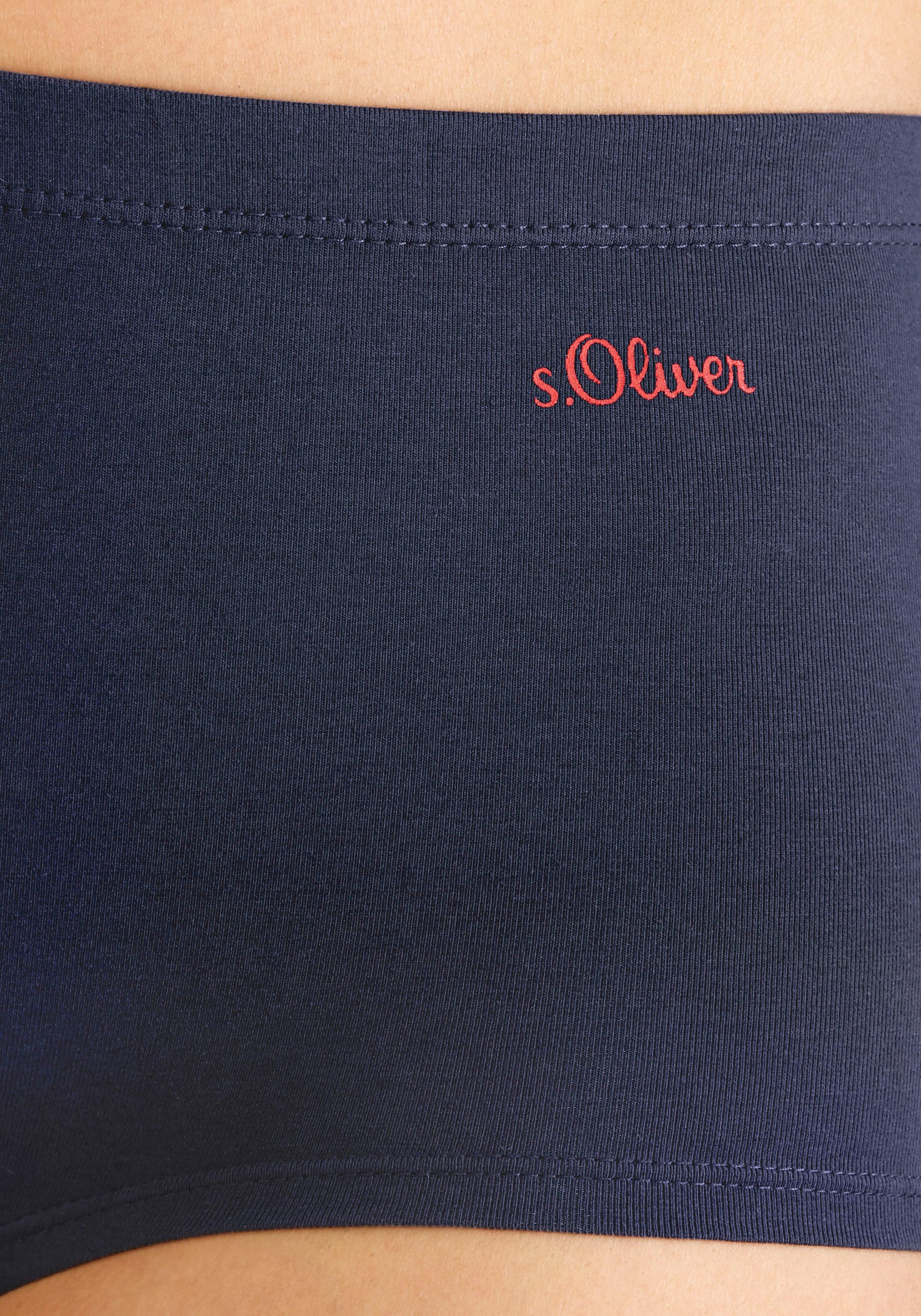 s.Oliver Panty, (Packung, 3 St.), aus elastischer Baumwoll-Qualität