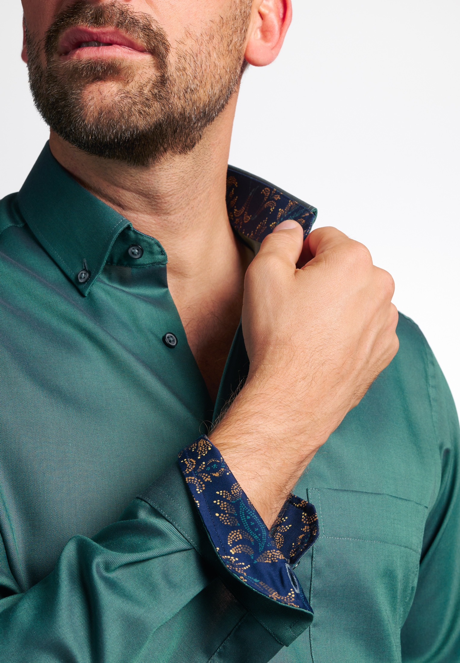 Eterna Langarmhemd »MODERN FIT« NON IRON (bügelfrei)