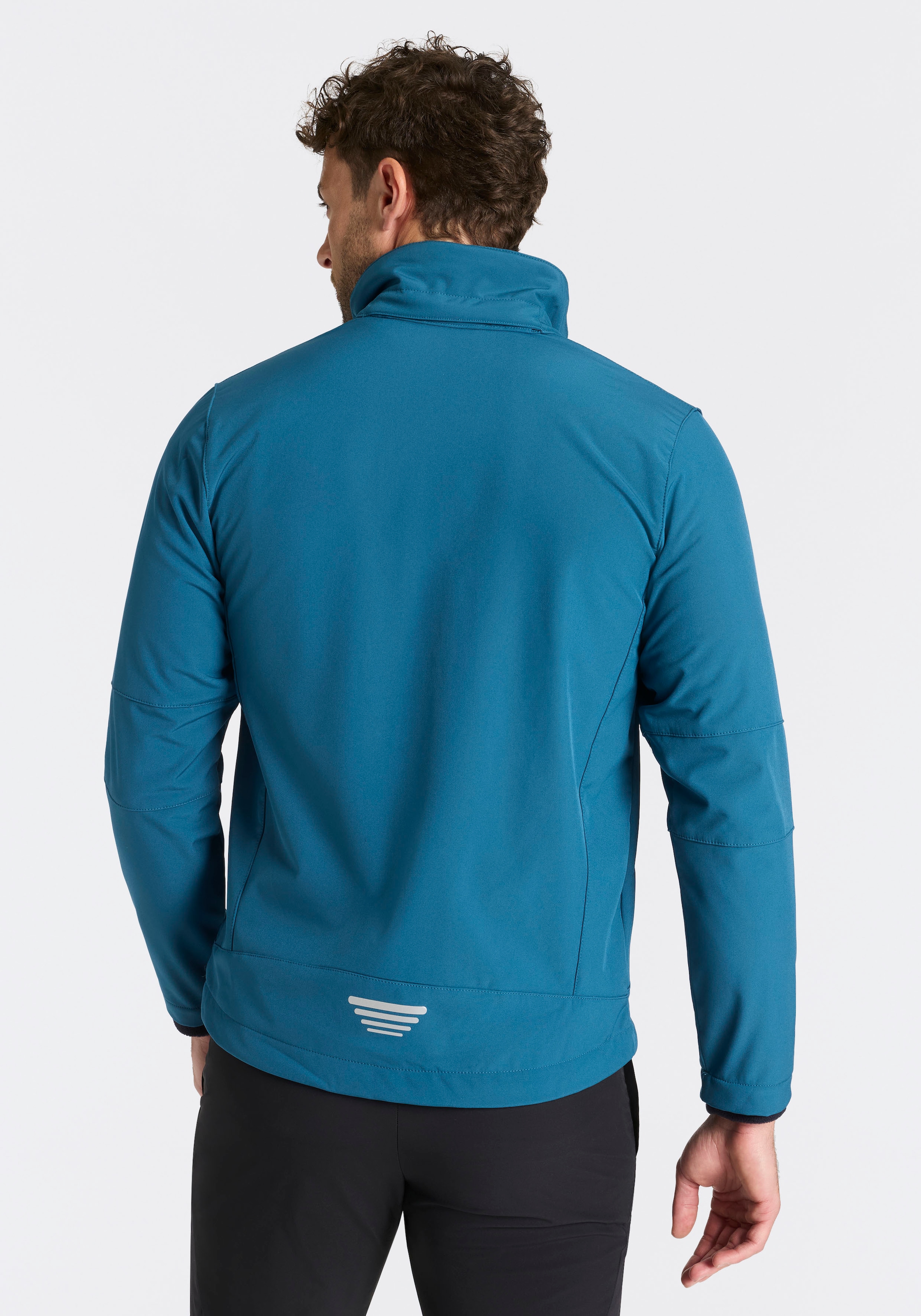 CMP Softshelljacke mit Kapuze Wasserabweisend & Winddicht & Atmungsaktiv, Übergangsjacke