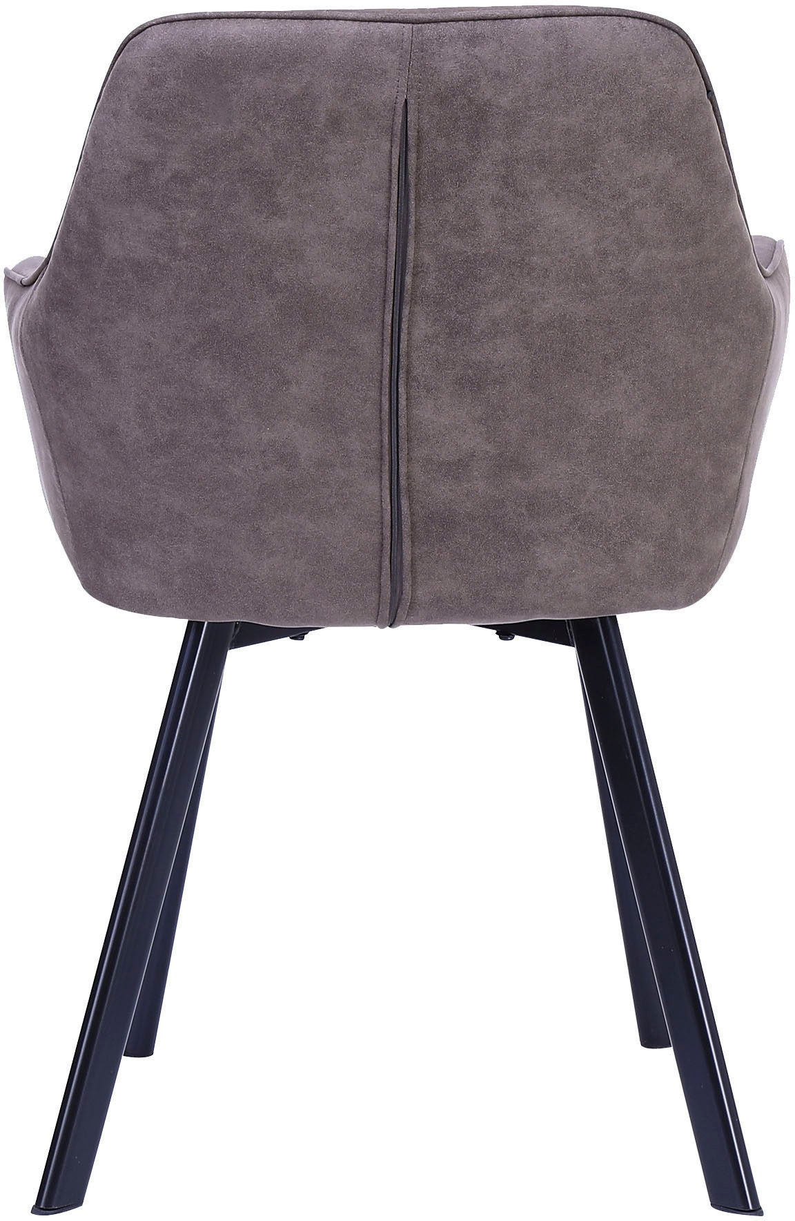 SalesFever Armlehnstuhl »Cardiff Bequemer Esszimmerstuhl« (Set) 2 Stk.Edles Doppelset: Rückenlehnen mit charmanter Rautensteppung