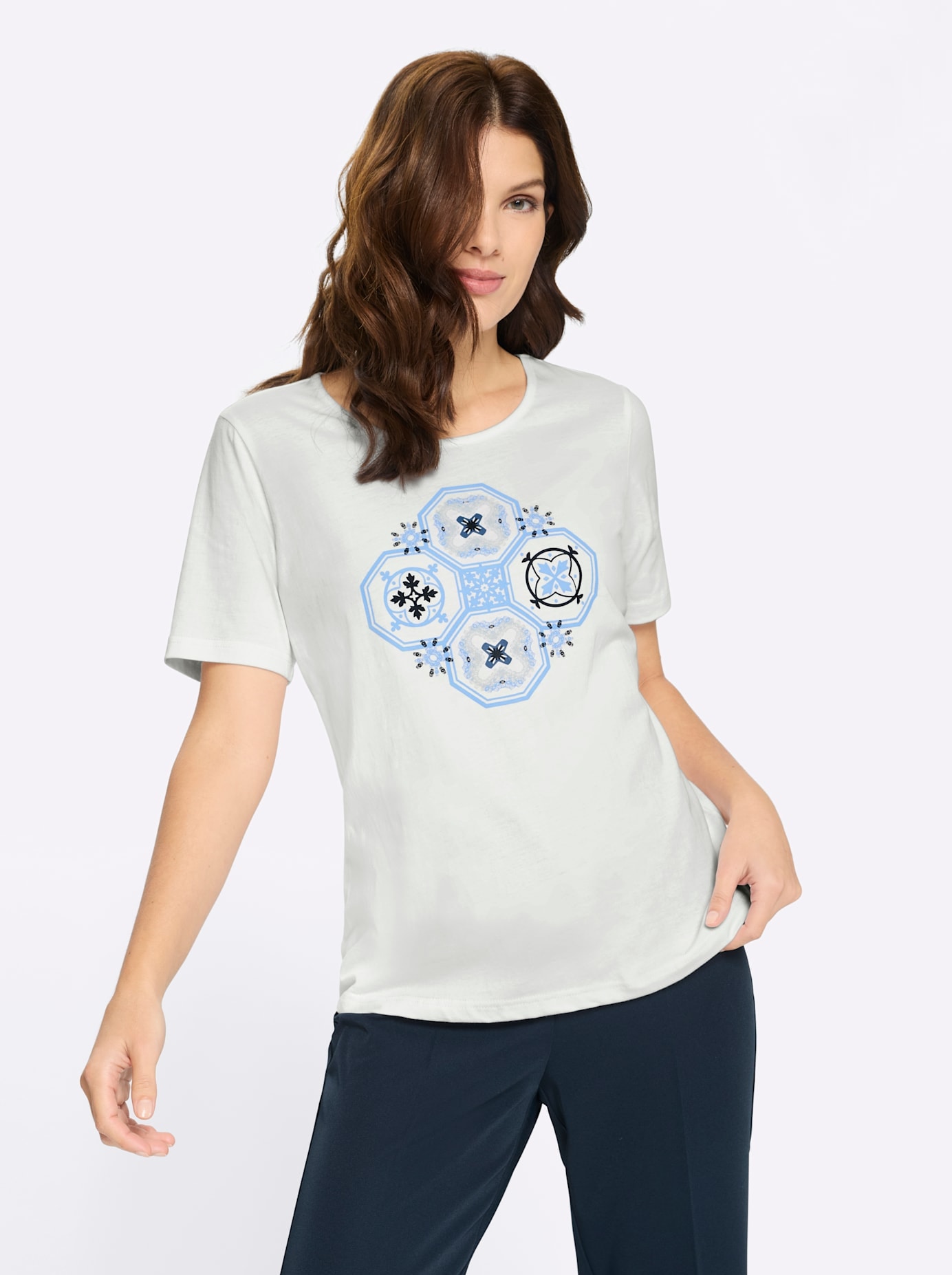 Classic Basics Kurzarmshirt »Druck-Shirt« 1 tlg.