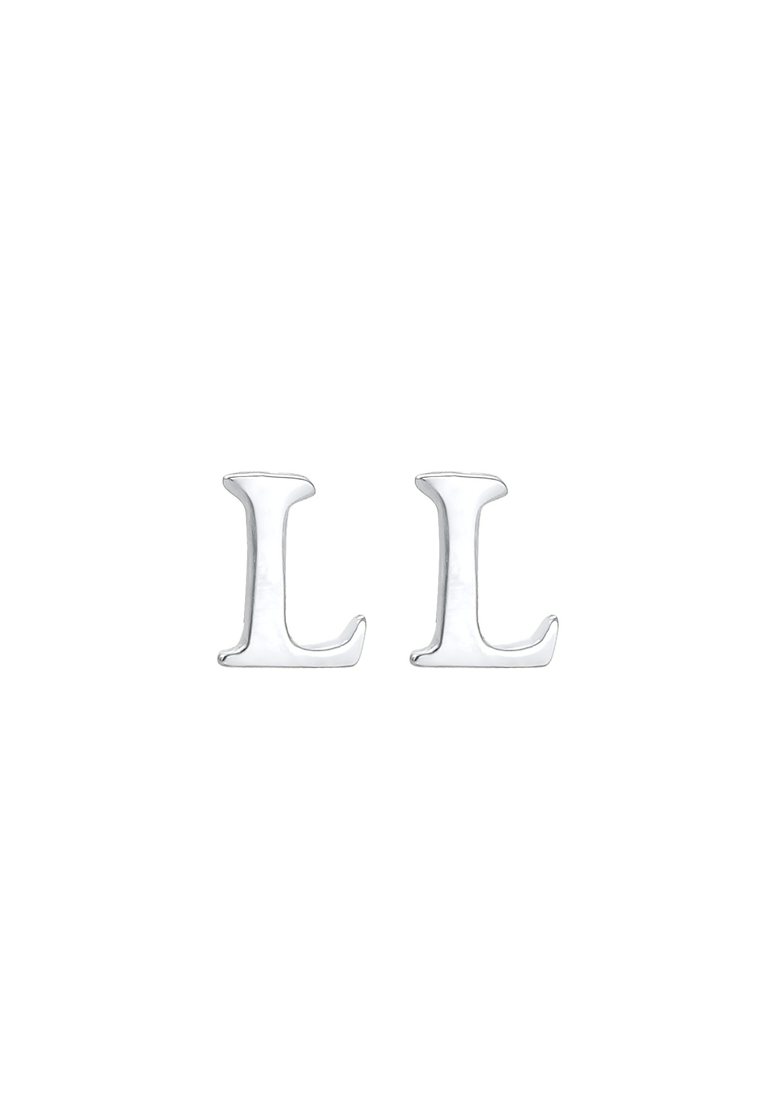 Elli Paar Ohrstecker »Ohrringe Ohrstecker Buchstabe L Initialen 925 Sterling Silber«