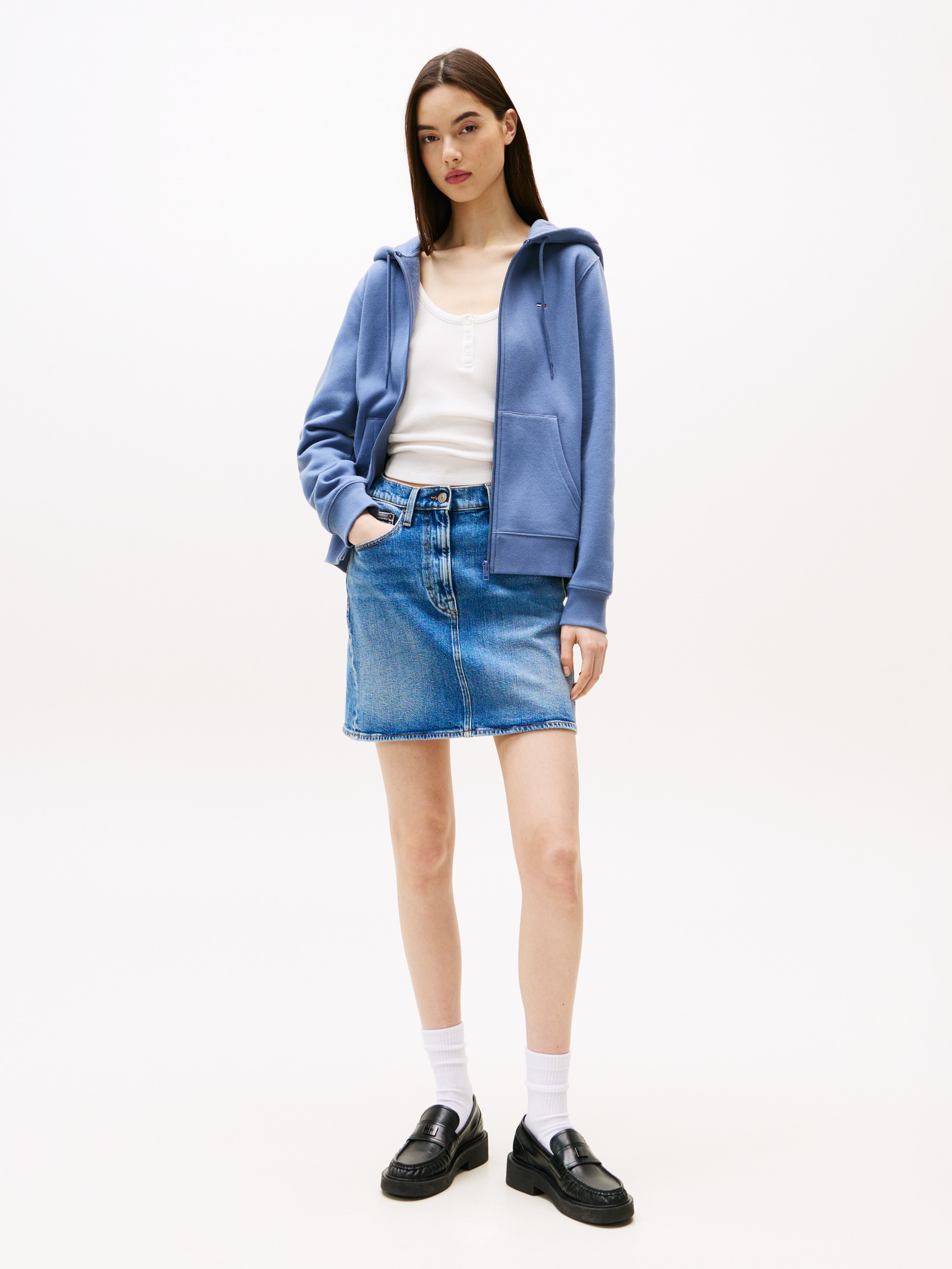 Tommy Jeans Sweatjacke »TJW REG S FLAG ZIP THRU«, mit Logostickerei