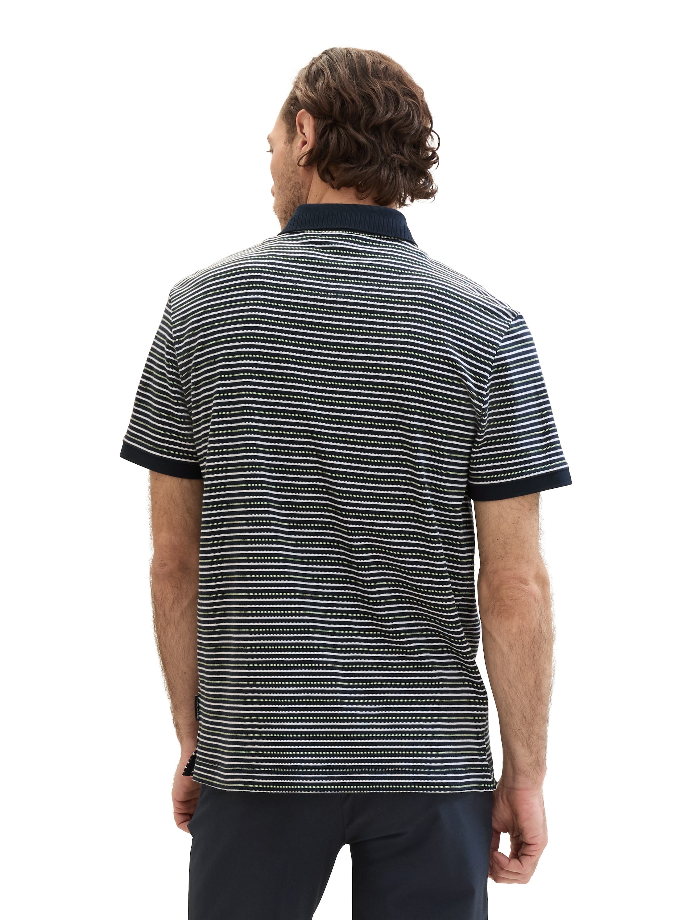 TOM TAILOR Poloshirt, in Streifen-Optik