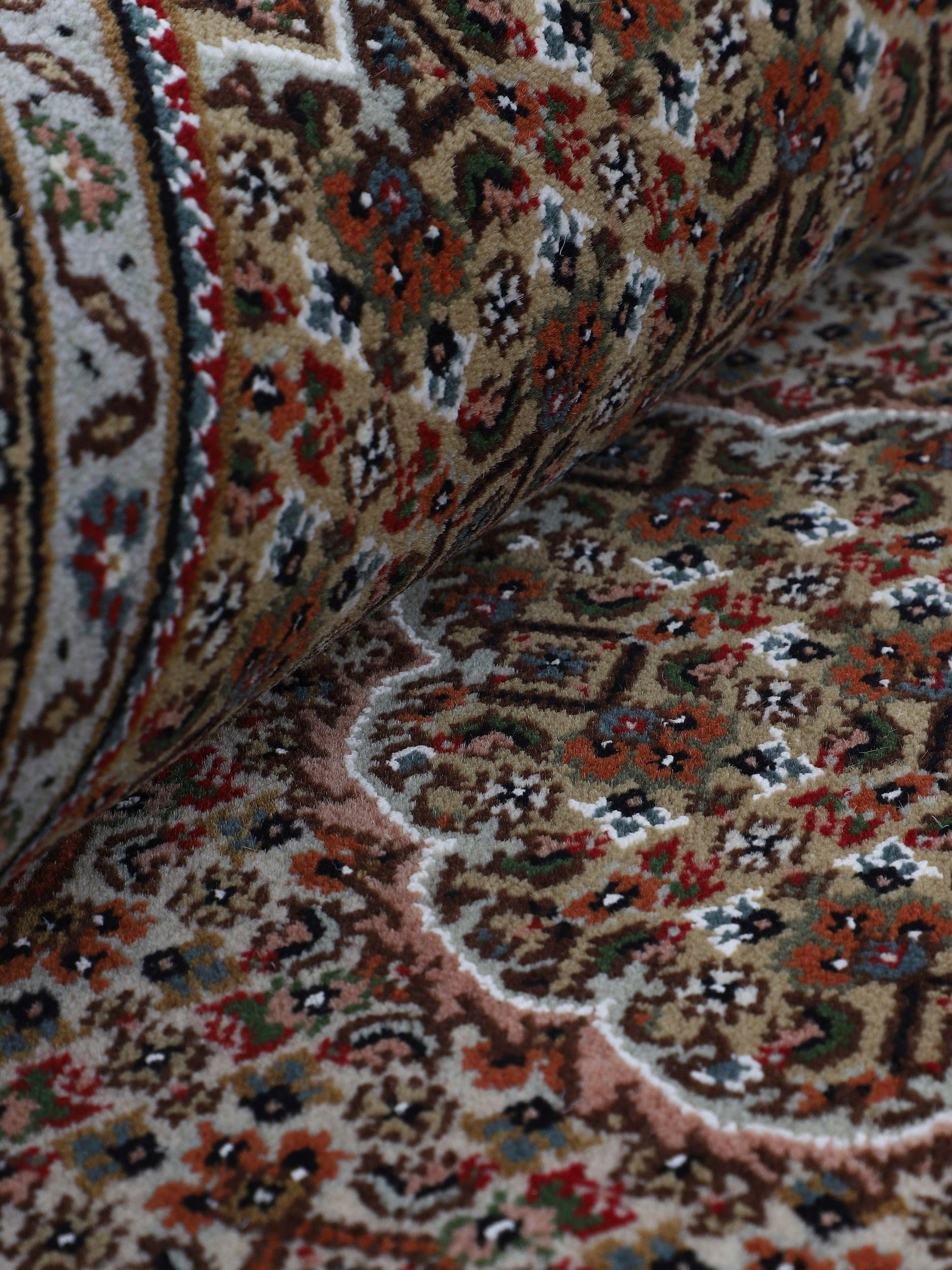 Woven Arts Orientteppich »Tabriz Mahi«, rechteckig, handgeknüpft, Wohnzimmer, reine Wolle