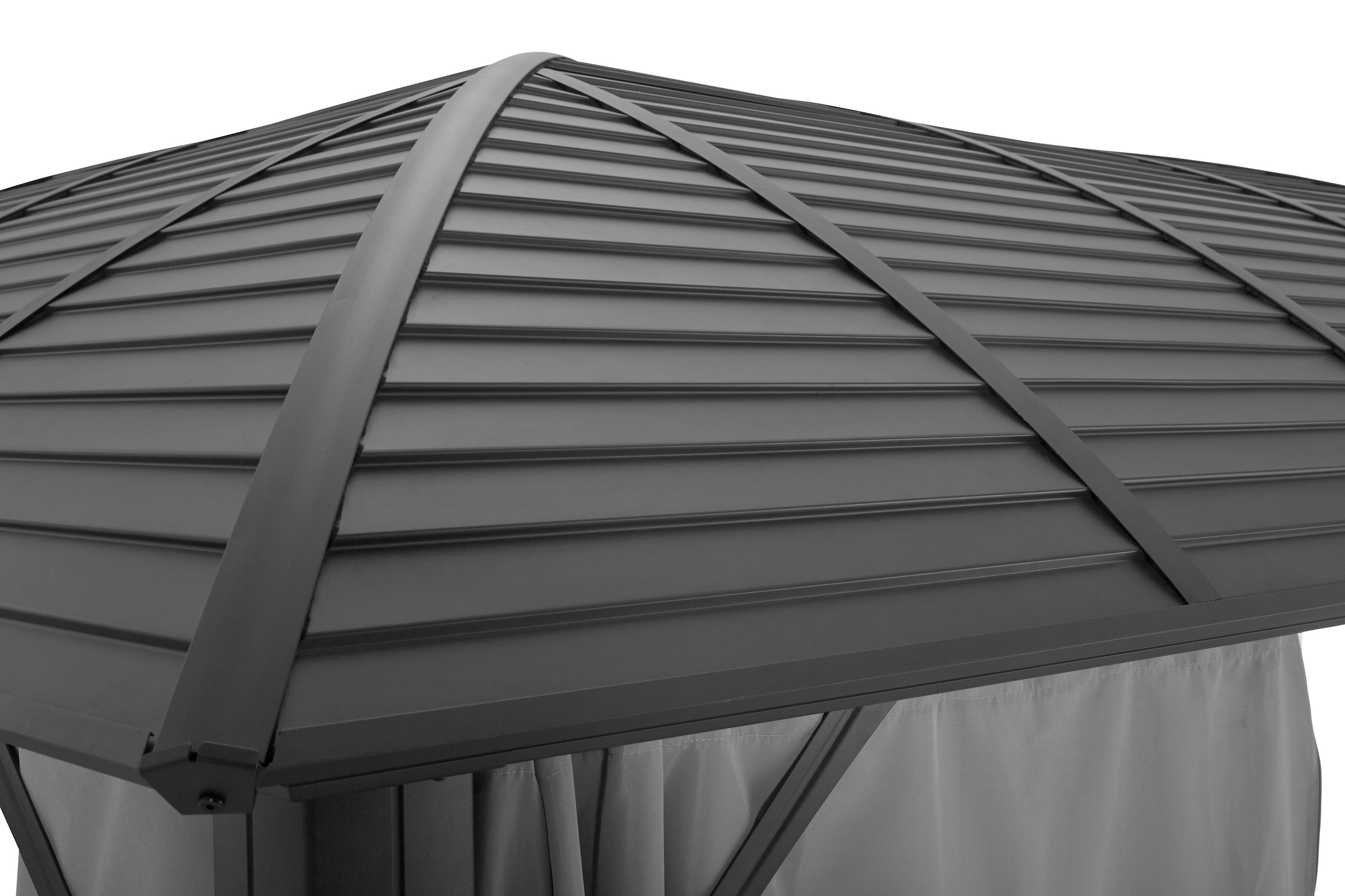 KONIFERA Pavillon »Juni«, BxT: 300x365 cm oder 300x425 cm, Aluminiumgestell