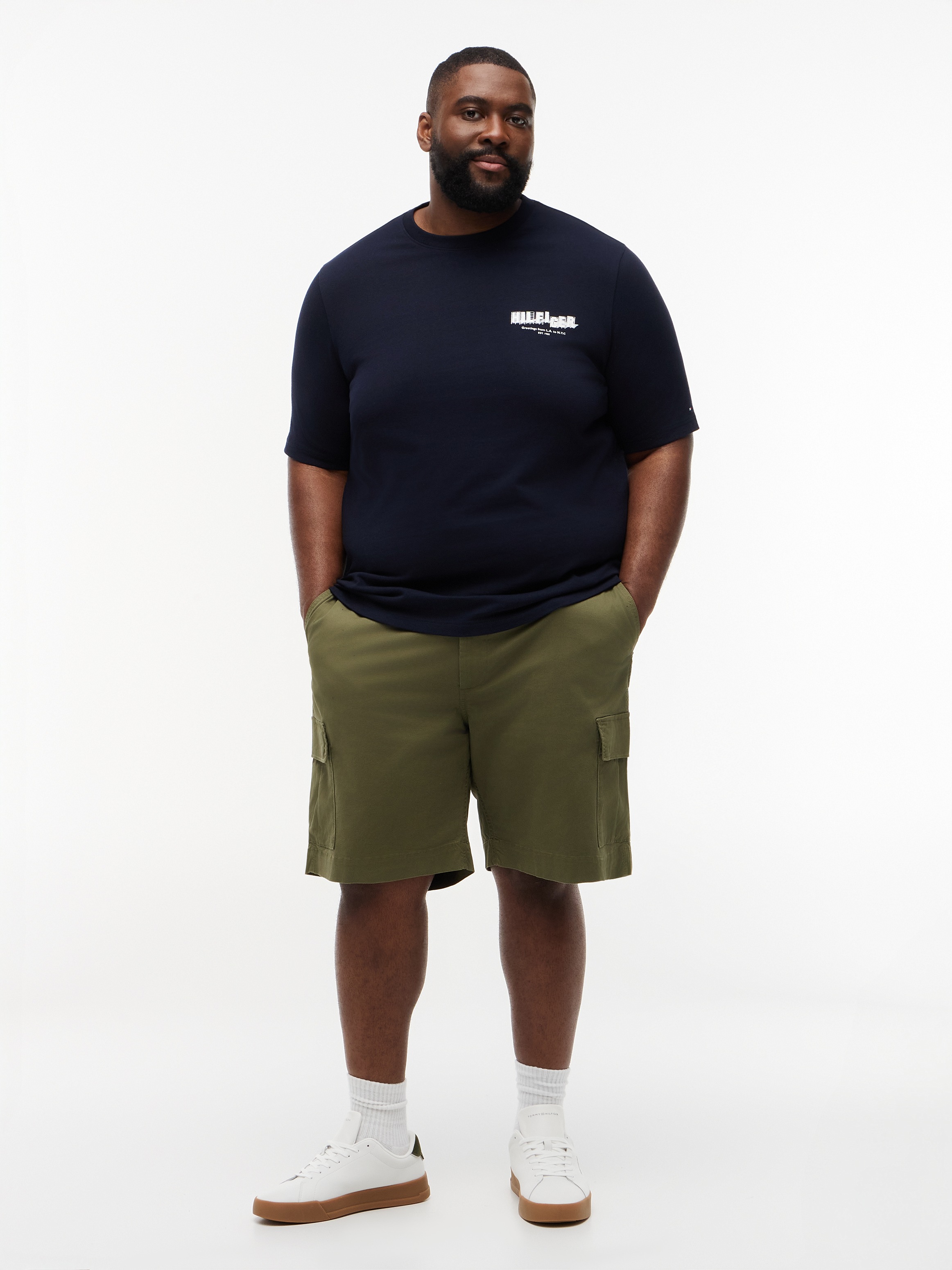 Tommy Hilfiger Big & Tall T-Shirt »BT-PHOTO PRINT HILFIGER« mit großem Rückenprint